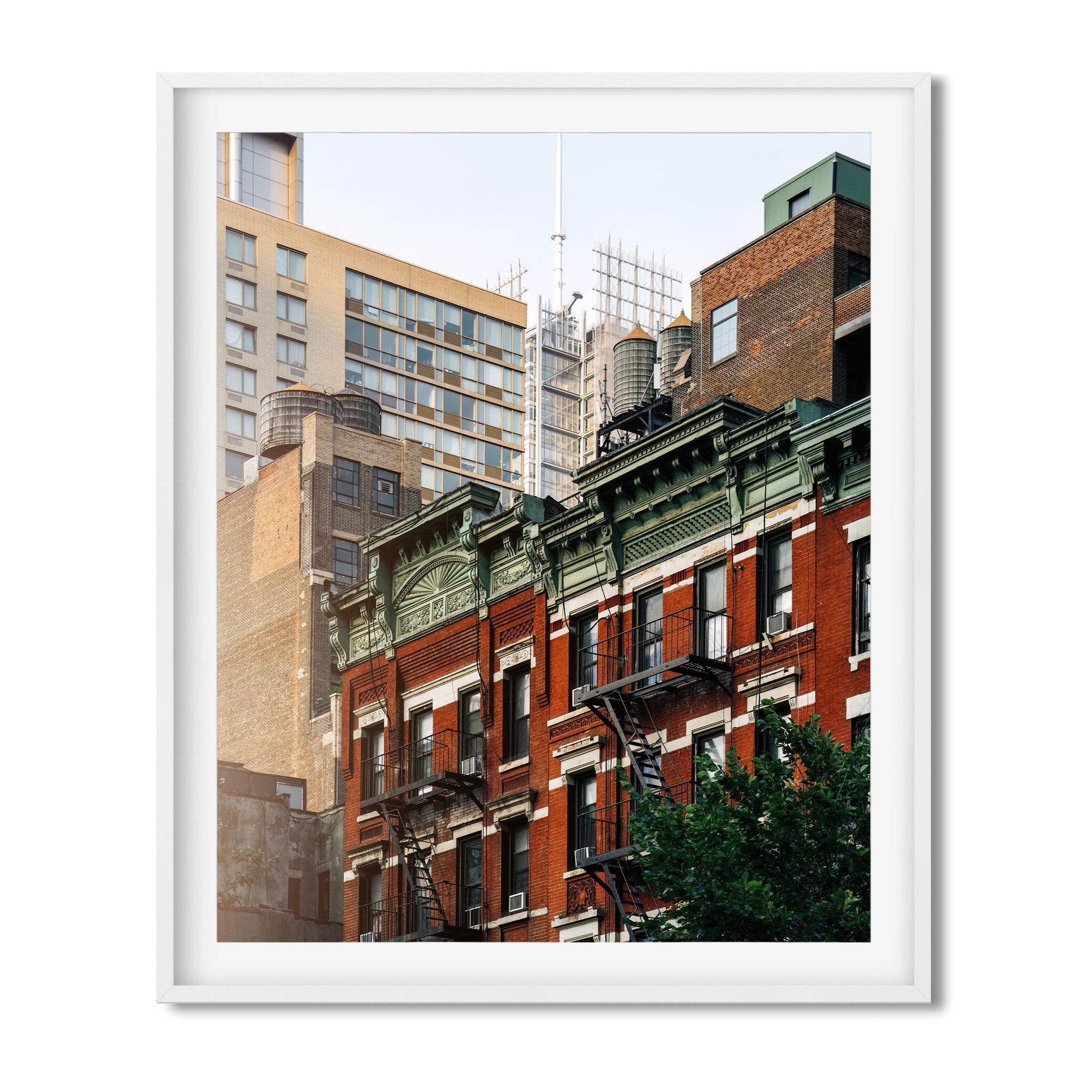 Water Tower on 360 W 36th St in Garment District Manhattan New York City