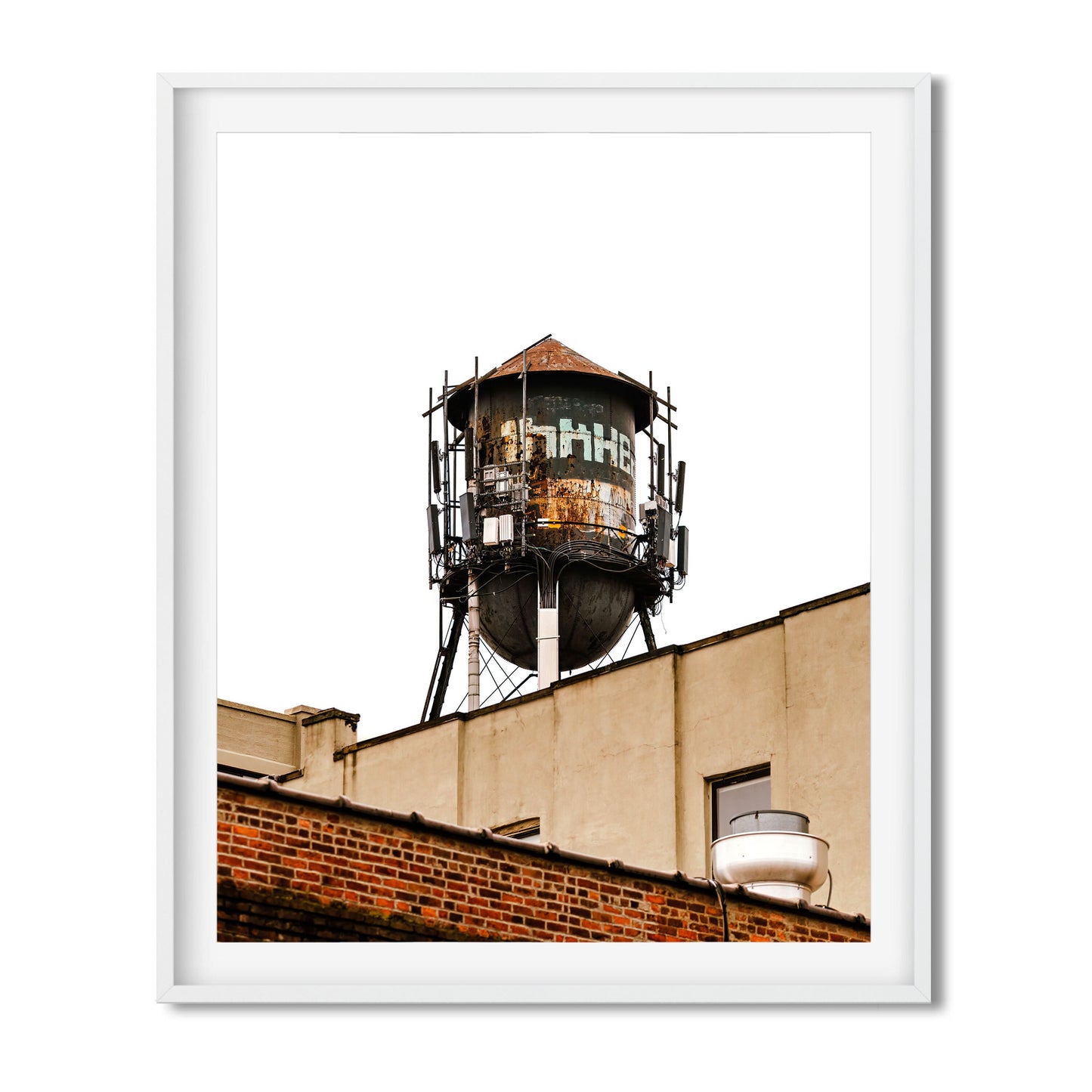 Water Tower in Greenpoint, Brooklyn New York City