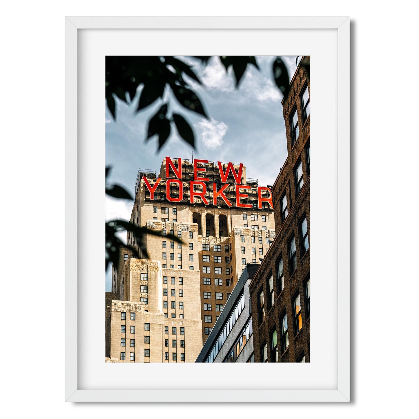 Classic New Yorker Sign in Midtown Manhattan 2024