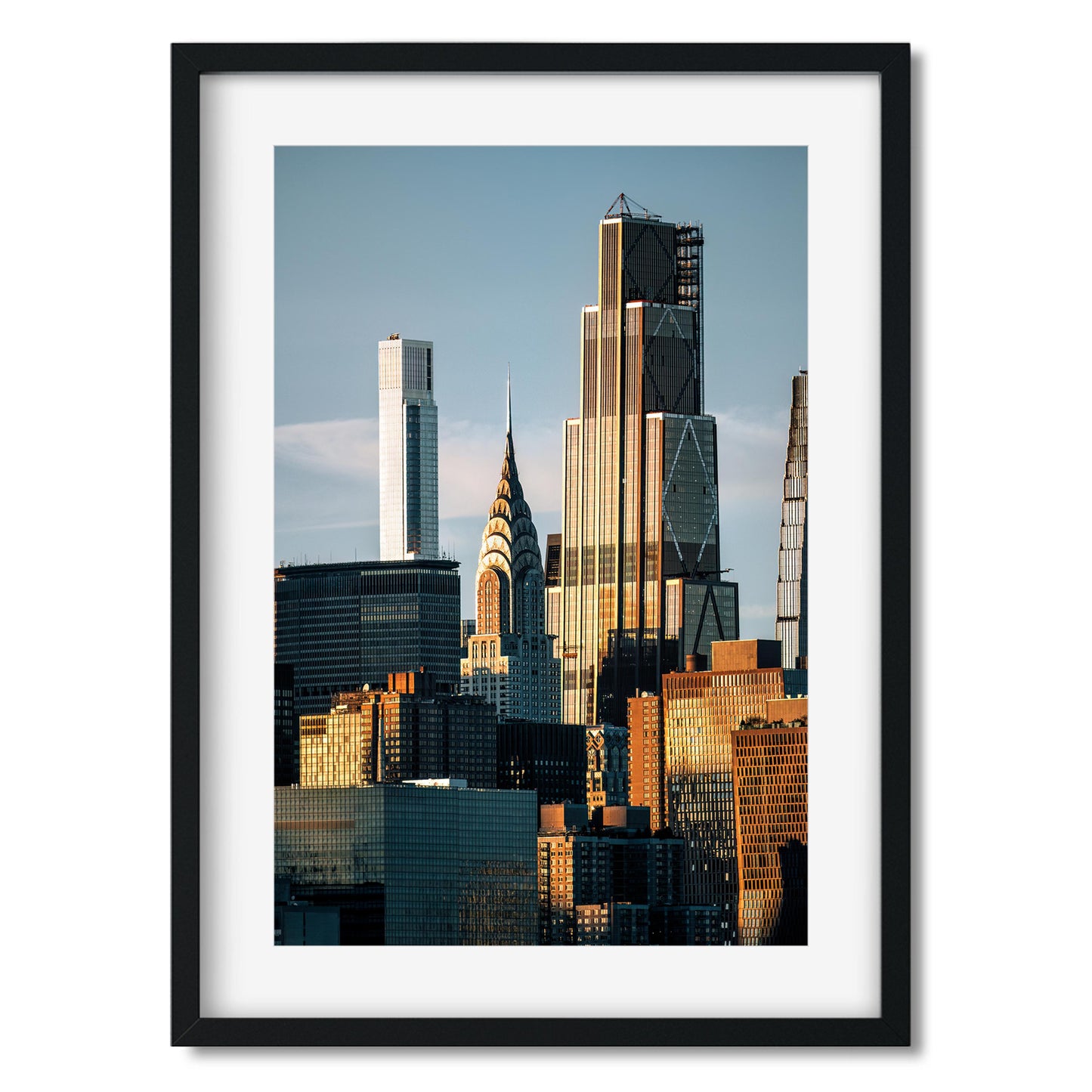 Skyscrapers in Midtown Manhattan At Sunset New York City 2024