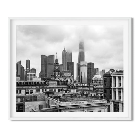 Shanghai skyline in the early morning 2025
