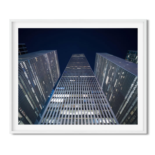 1221 Avenue of the Americas at Night New York City 2024