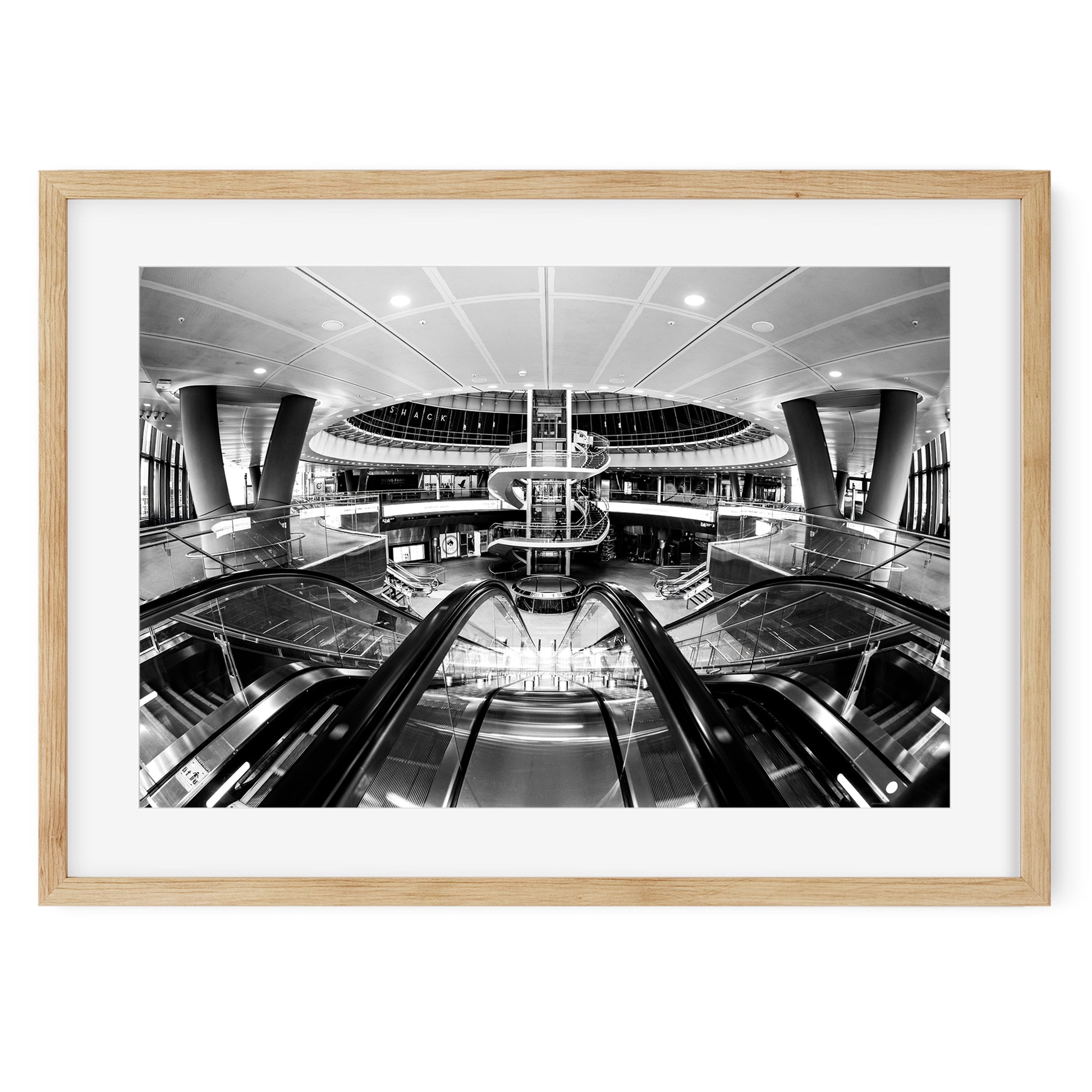 Black and White New York Architecture Fine Art Print of Fulton Street Subway