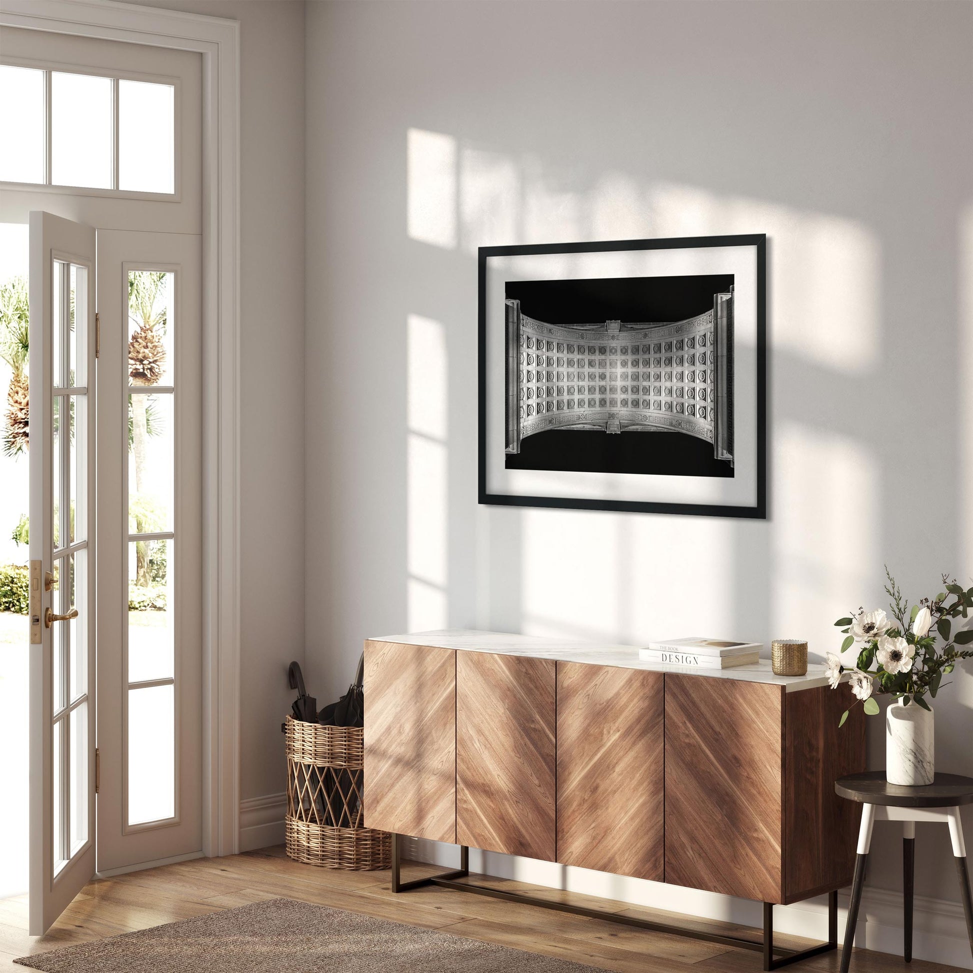 Black and white fine art print of Washington Square Arch Greenwich Village New York City