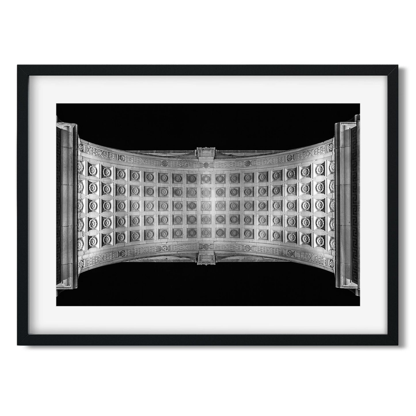 Black and white fine art print of Washington Square Arch Greenwich Village New York City