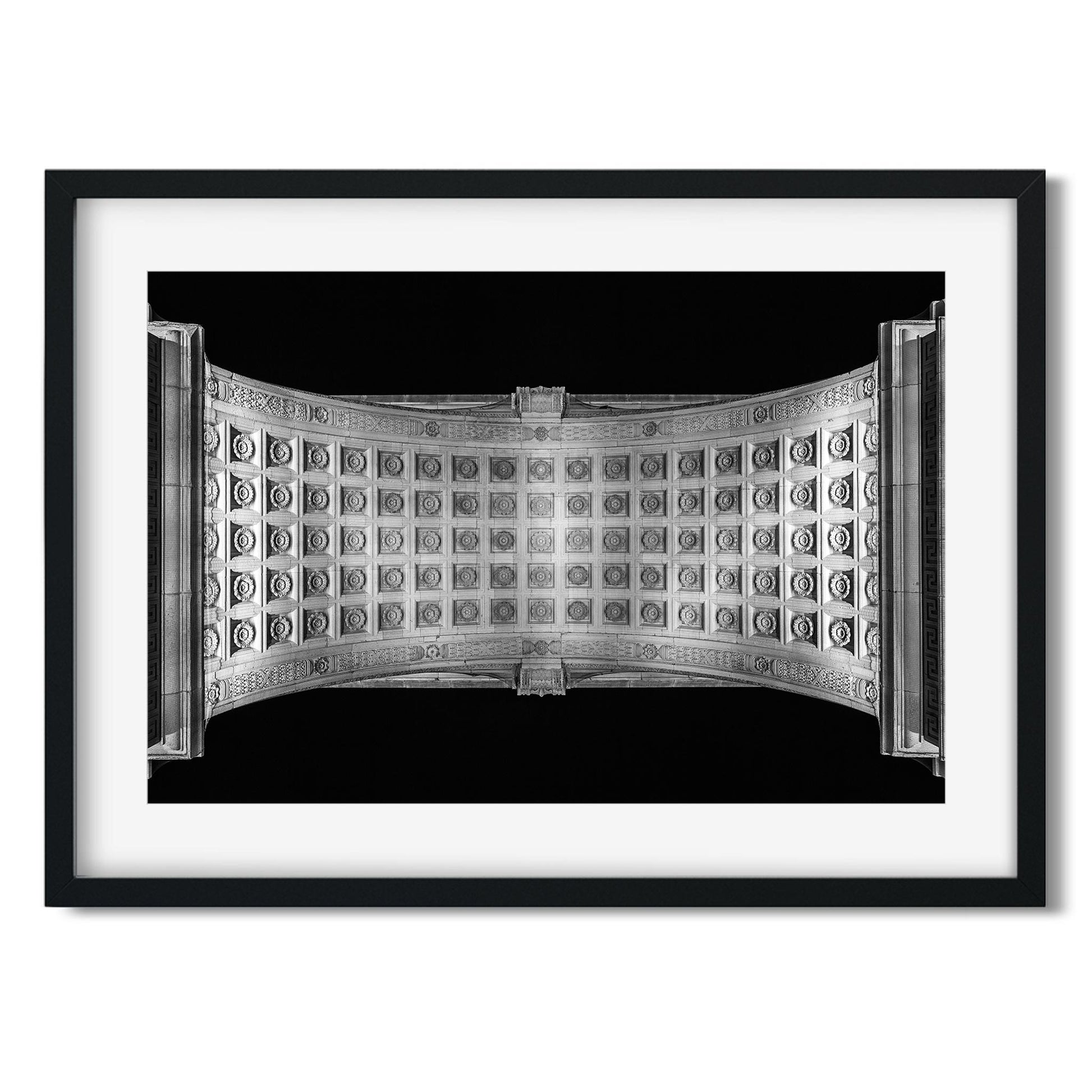 Black and white fine art print of Washington Square Arch Greenwich Village New York City