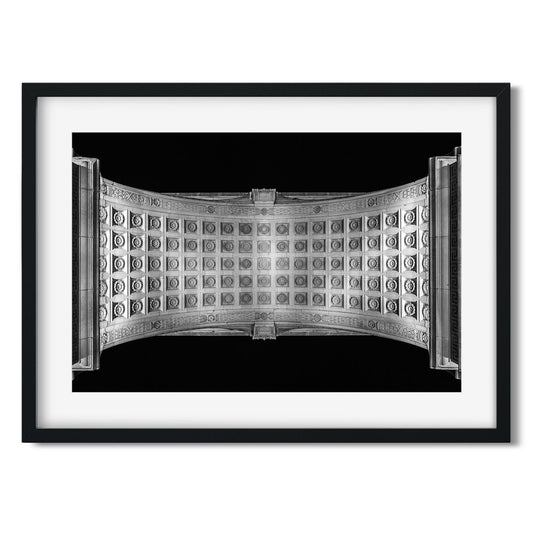 Black and white fine art print of Washington Square Arch Greenwich Village New York City