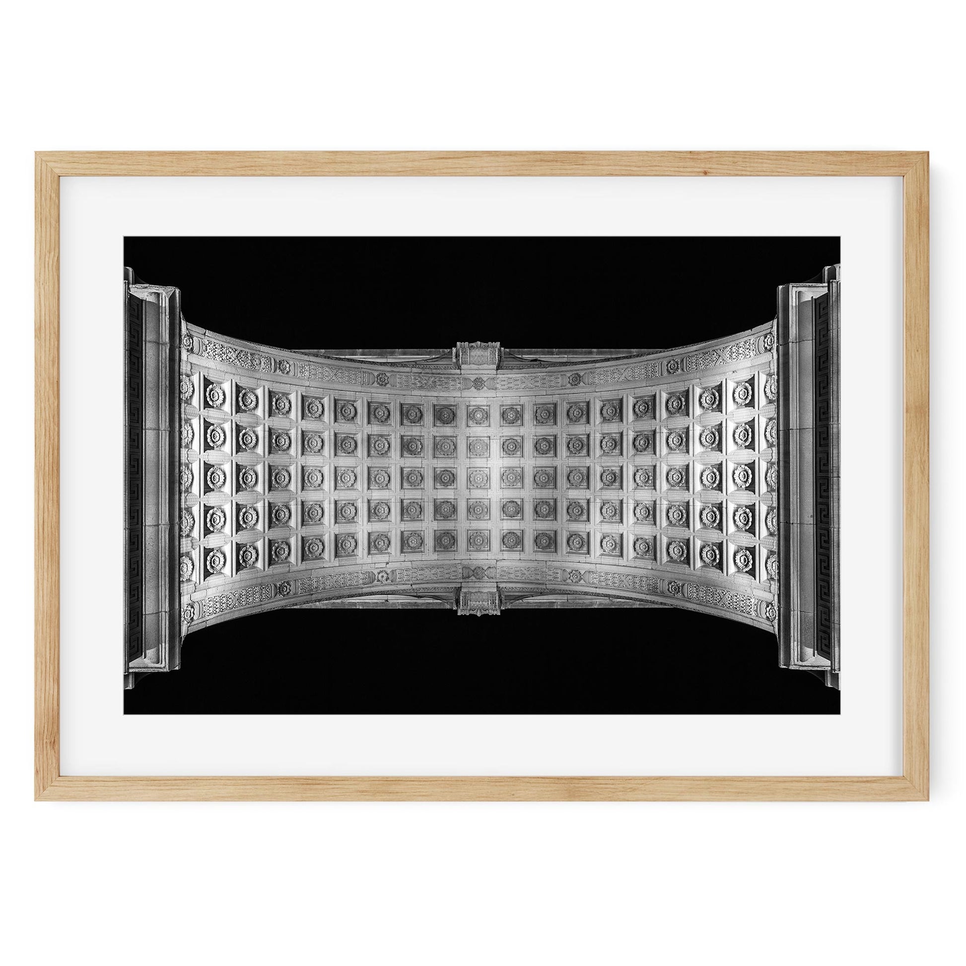 Black and white fine art print of Washington Square Arch Greenwich Village New York City