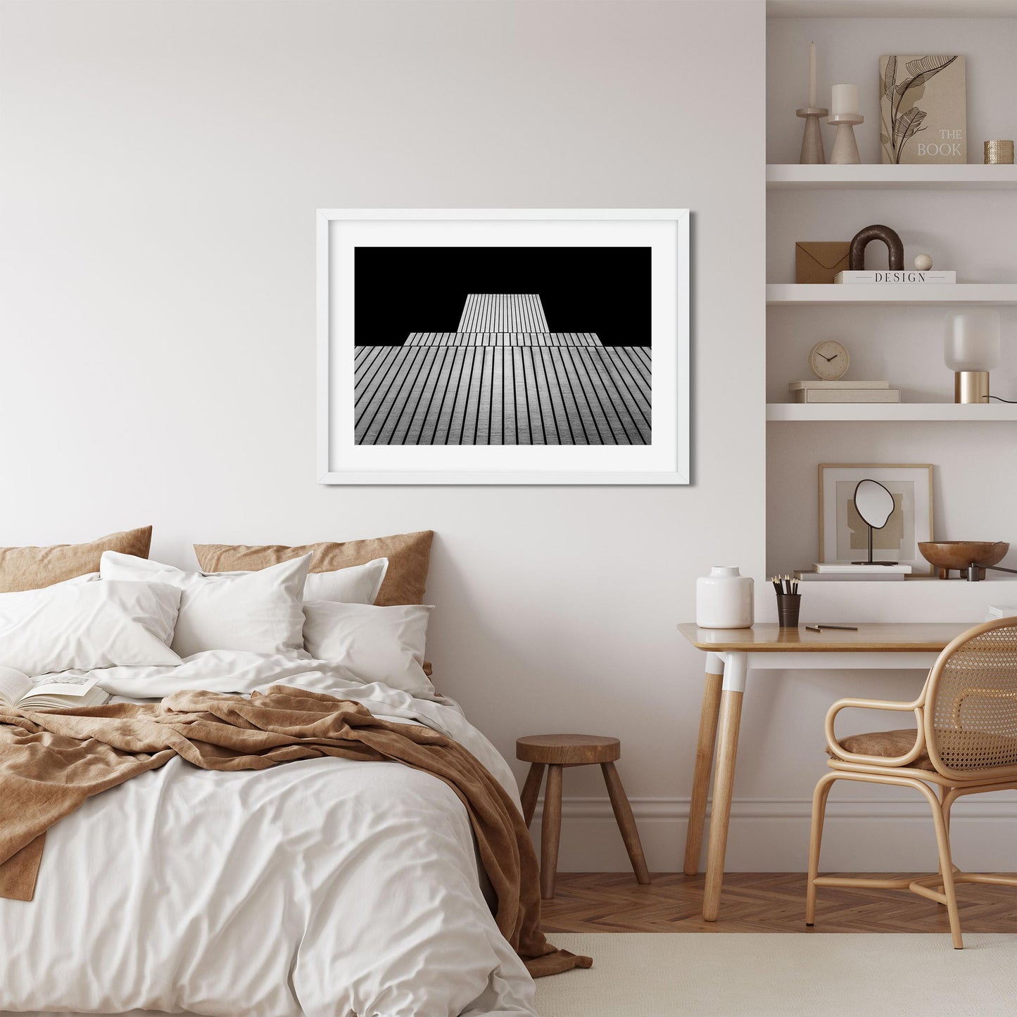 Black and white fine art print of AT&T Switching Center New York City