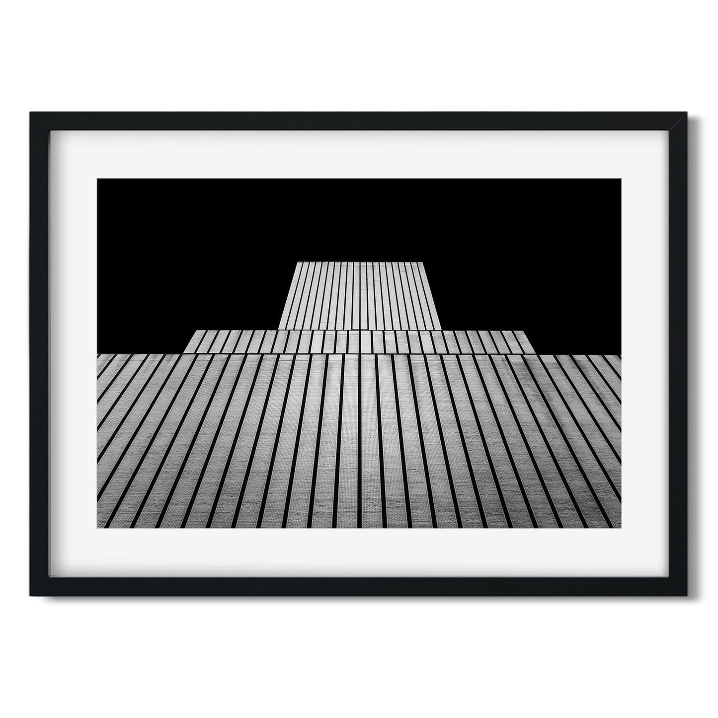 Black and white fine art print of AT&T Switching Center New York City