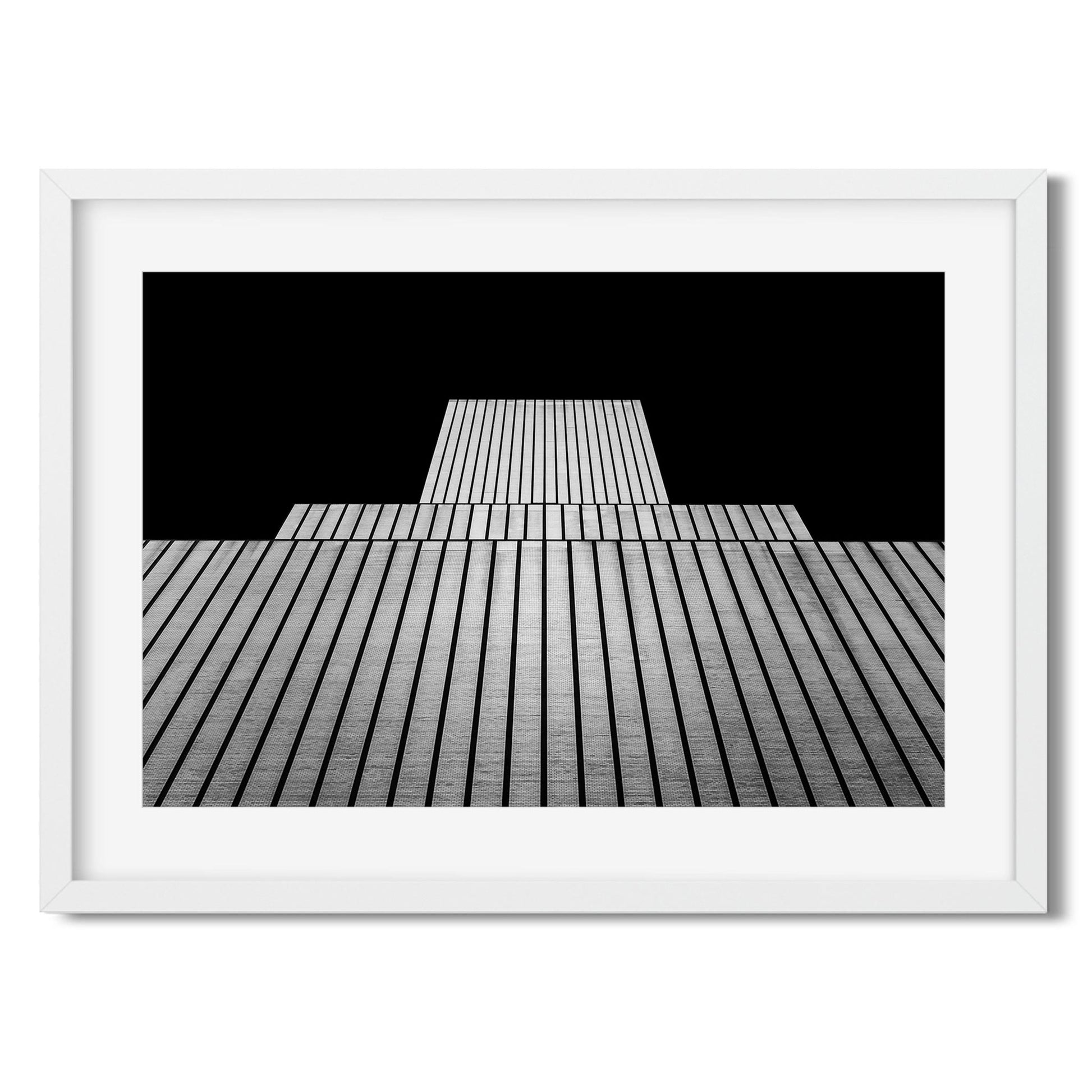 Black and white fine art print of AT&T Switching Center New York City