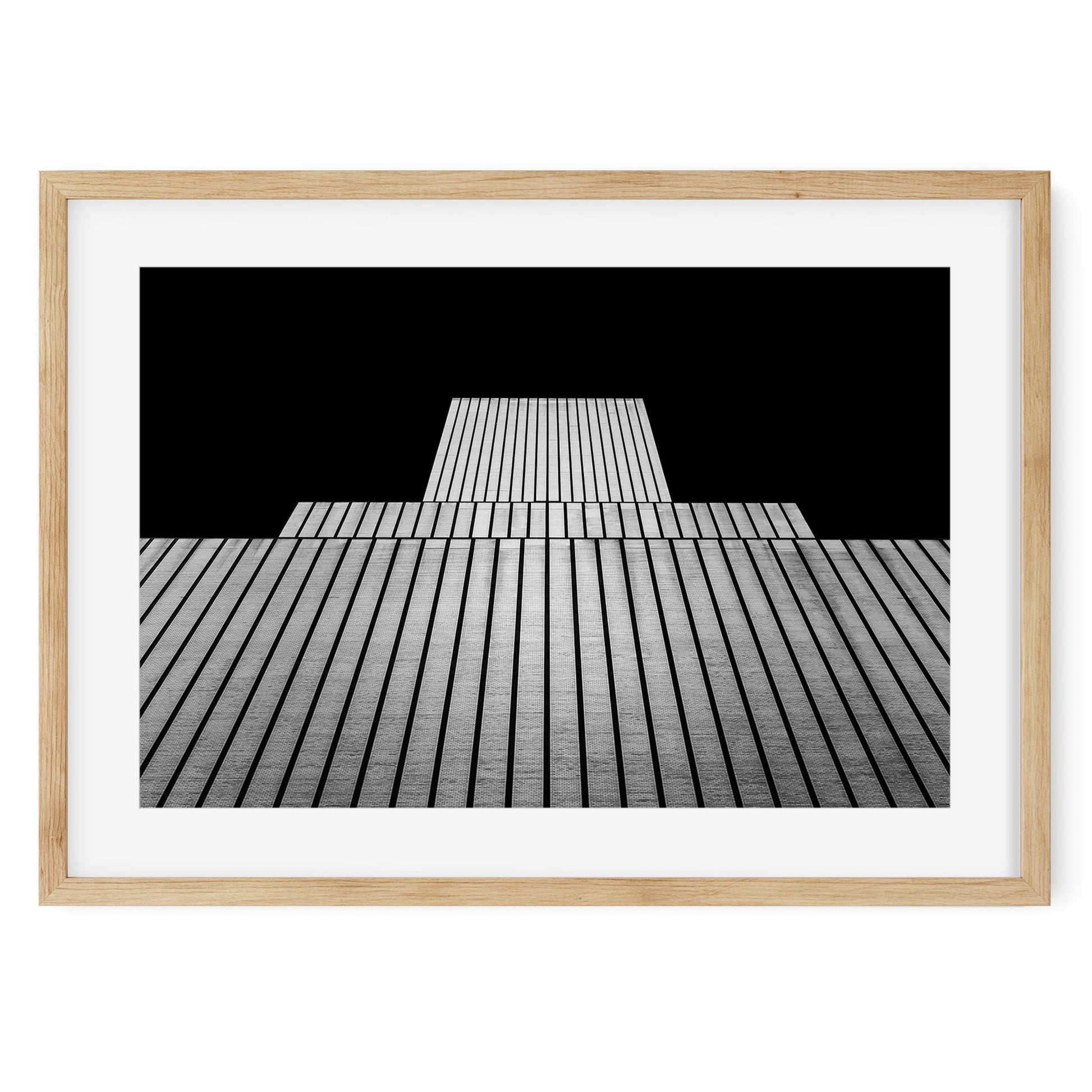 Black and white fine art print of AT&T Switching Center New York City