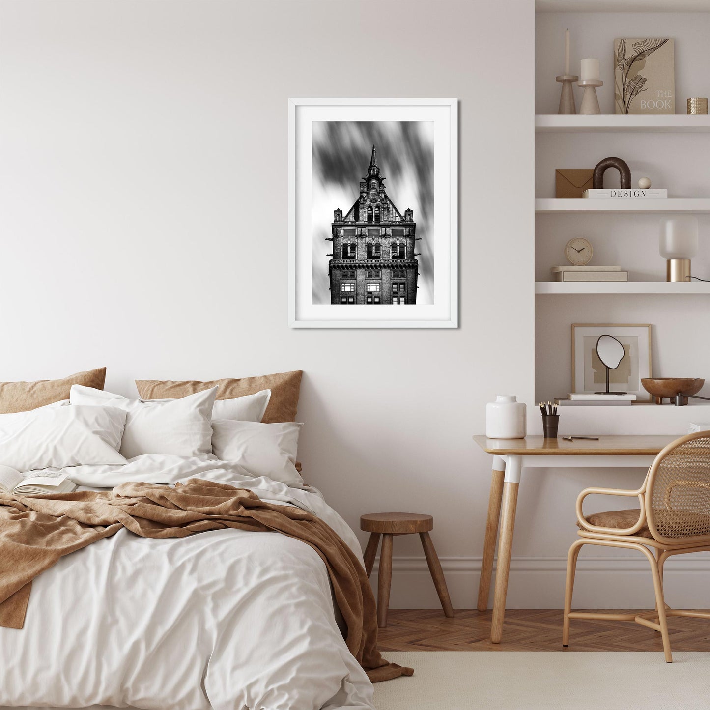 Black and white fine art print of The Sherry-Netherland New York City