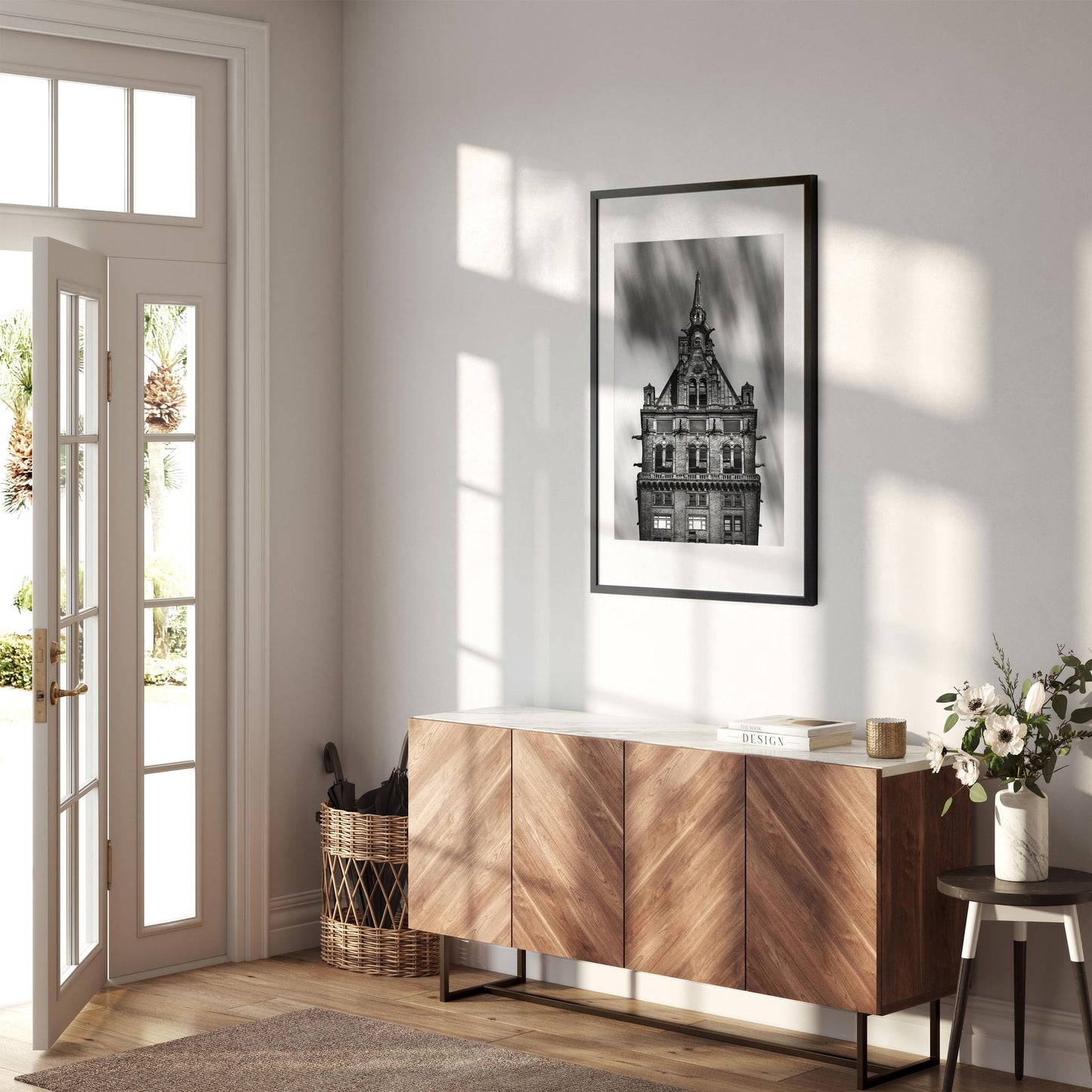 Black and white fine art print of The Sherry-Netherland New York City