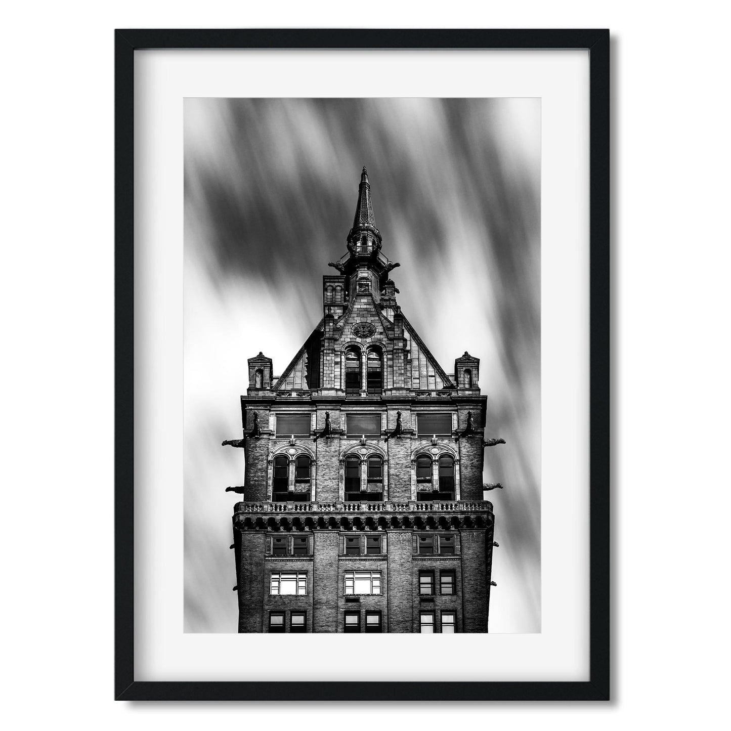 Black and white fine art print of The Sherry-Netherland New York City