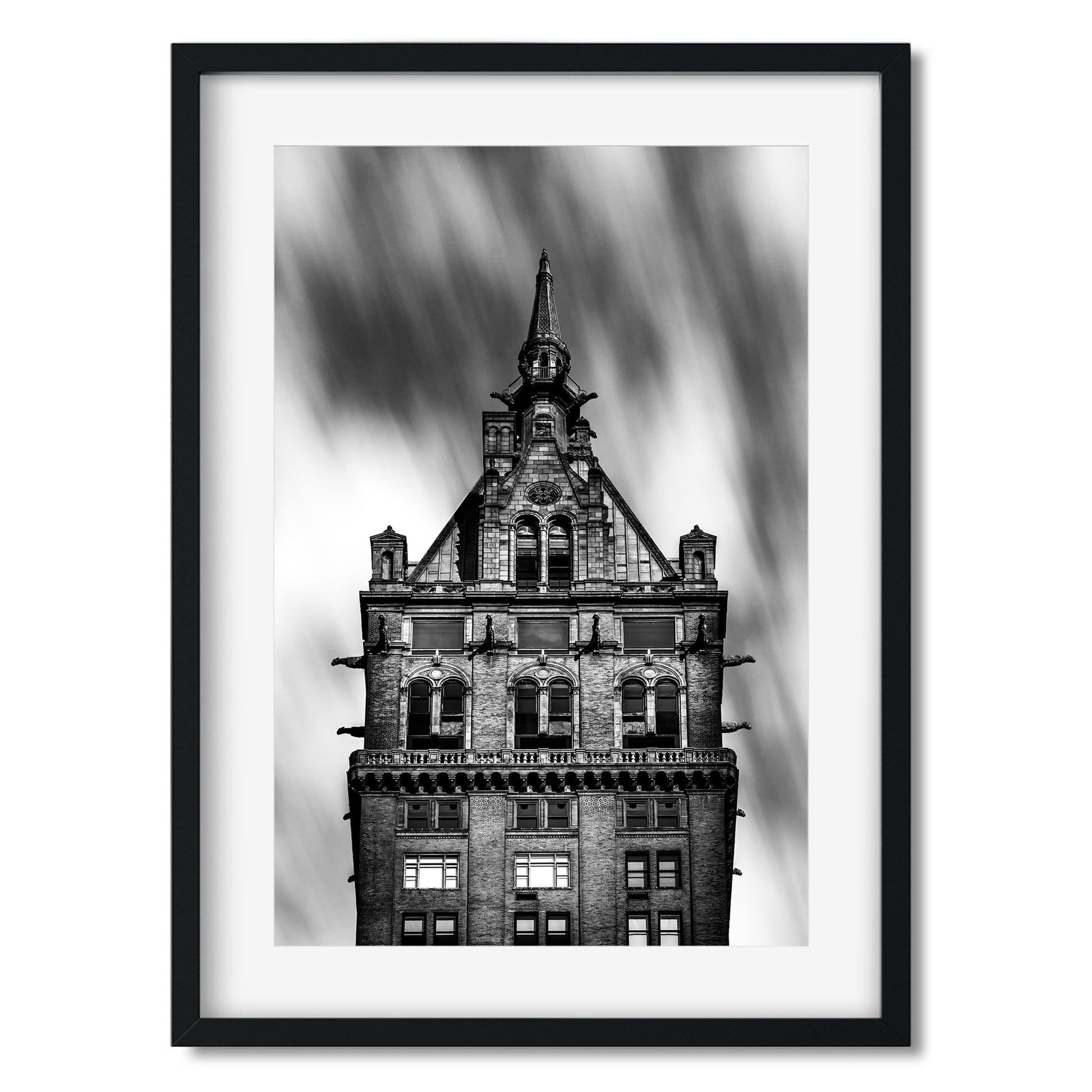 Black and white fine art print of The Sherry-Netherland New York City