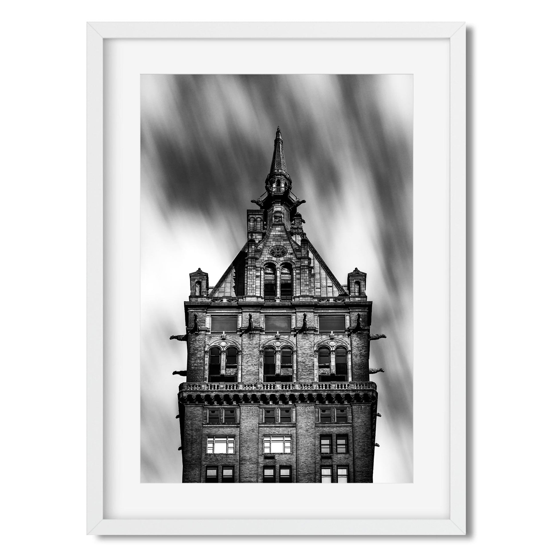 Black and white fine art print of The Sherry-Netherland New York City