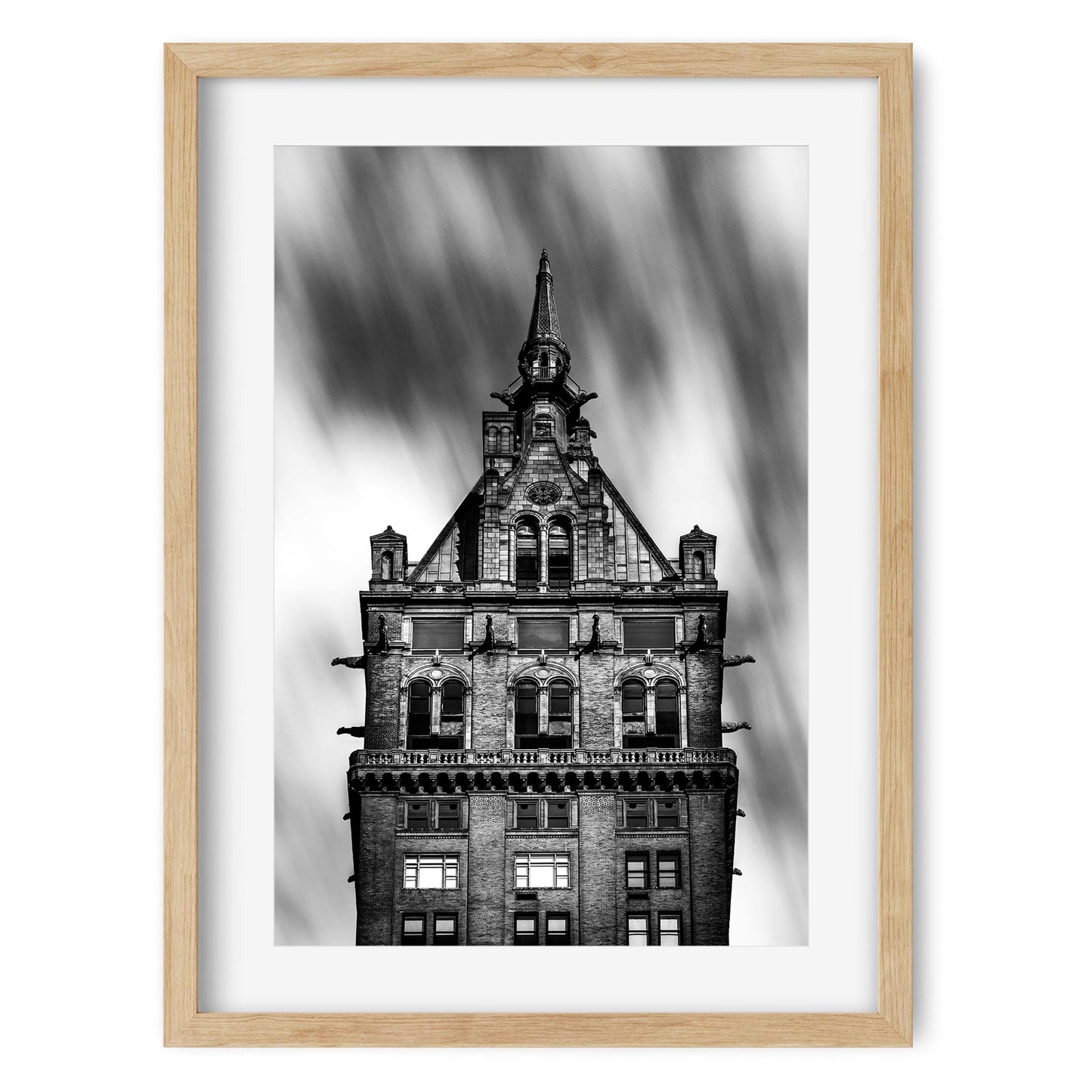 Black and white fine art print of The Sherry-Netherland New York City
