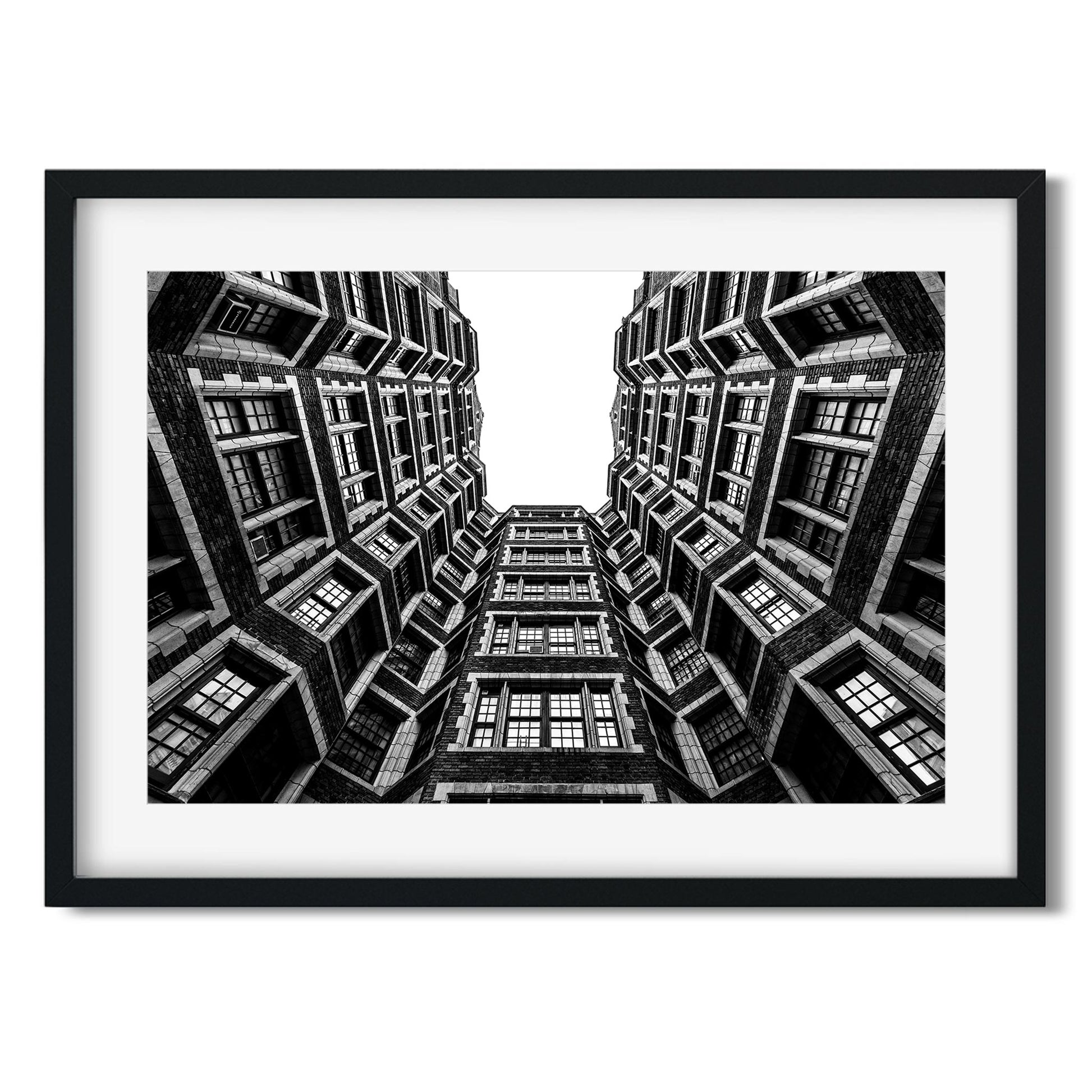 Black and white fine art print of 110th Street Upper West Side New York City