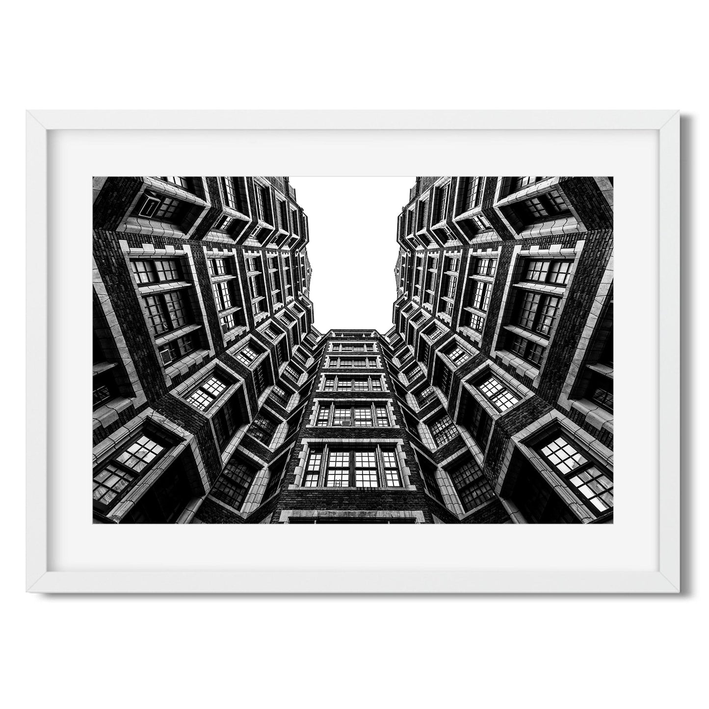 Black and white fine art print of 110th Street Upper West Side New York City