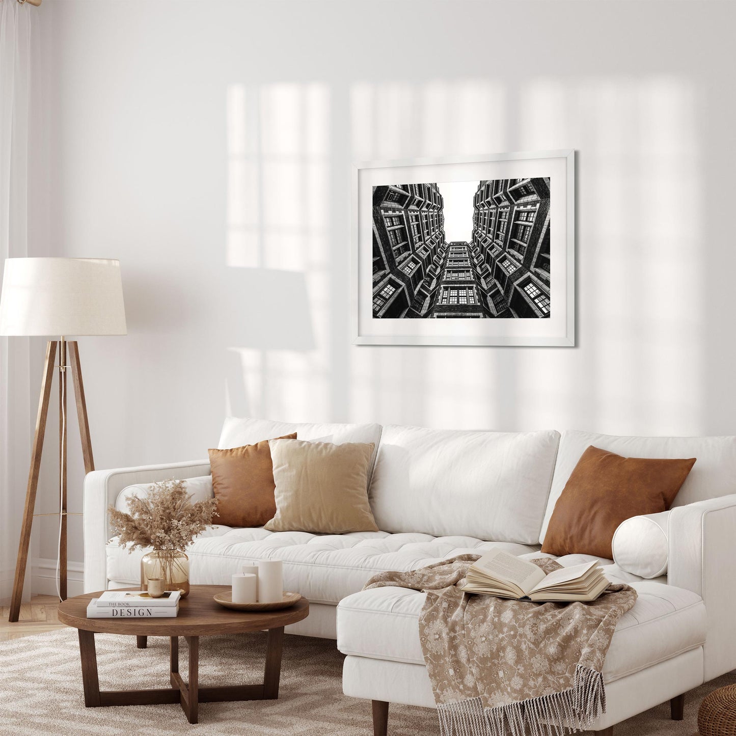 Black and white fine art print of 110th Street Upper West Side New York City