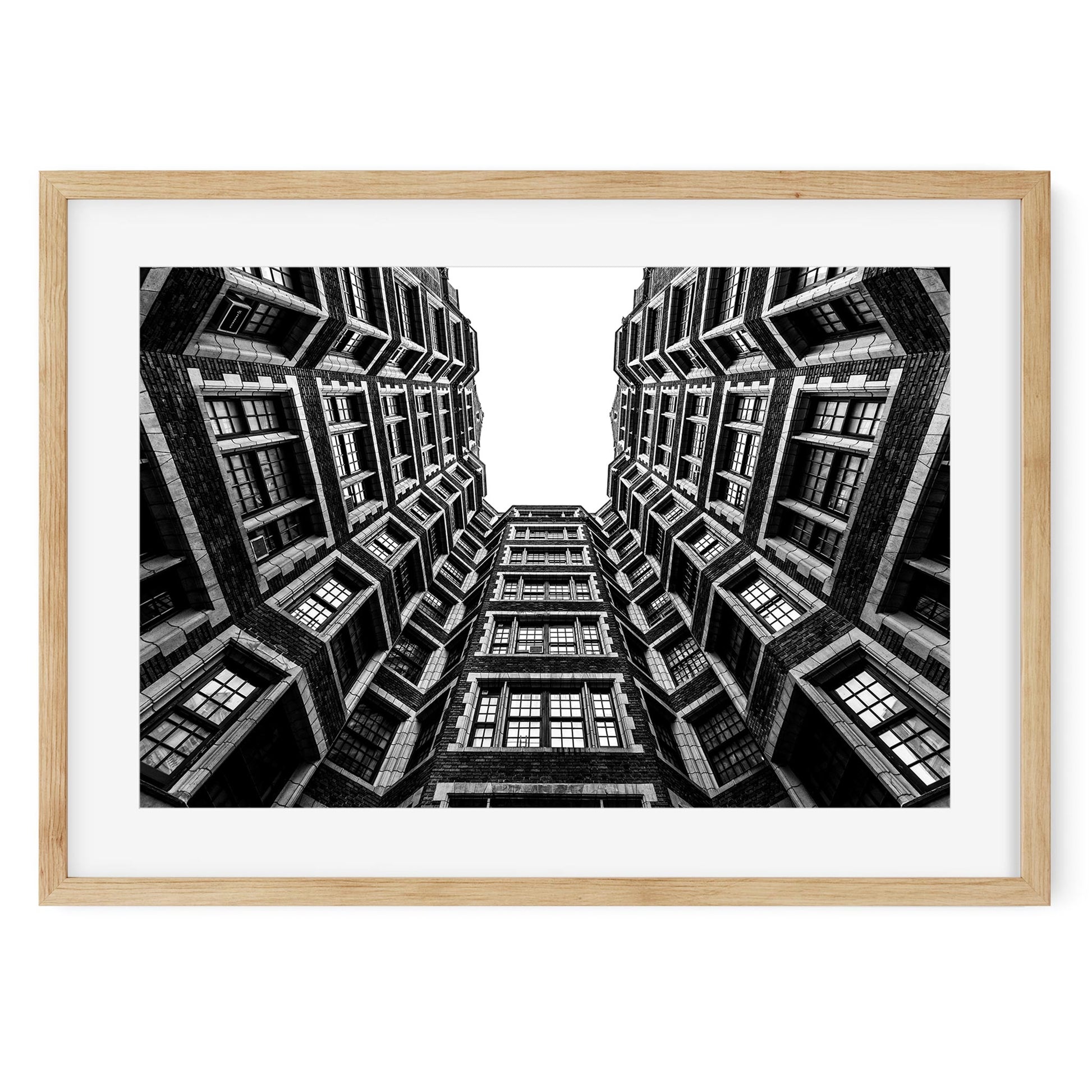 Black and white fine art print of 110th Street Upper West Side New York City