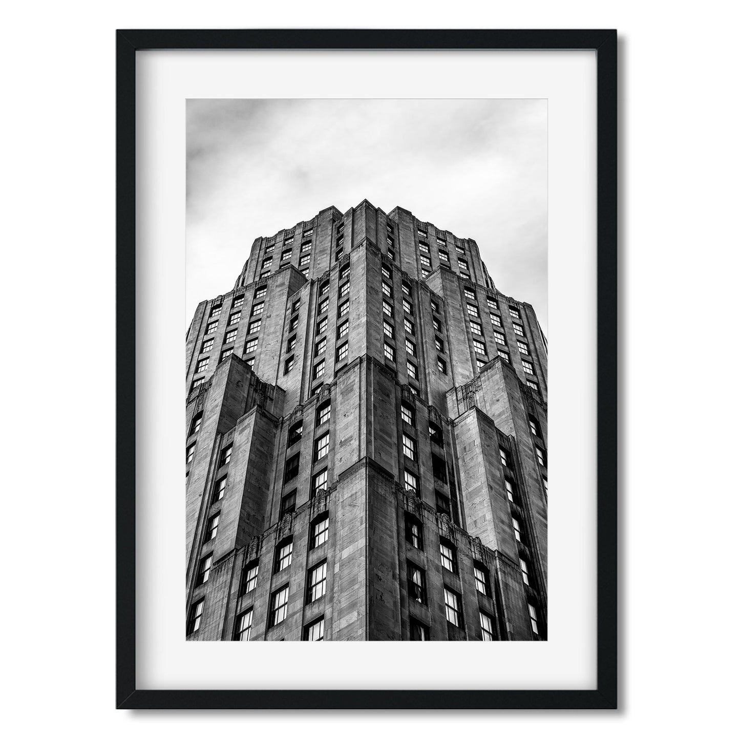 Black and white fine art print of Eleven Madison Avenue Flatiron District New York City