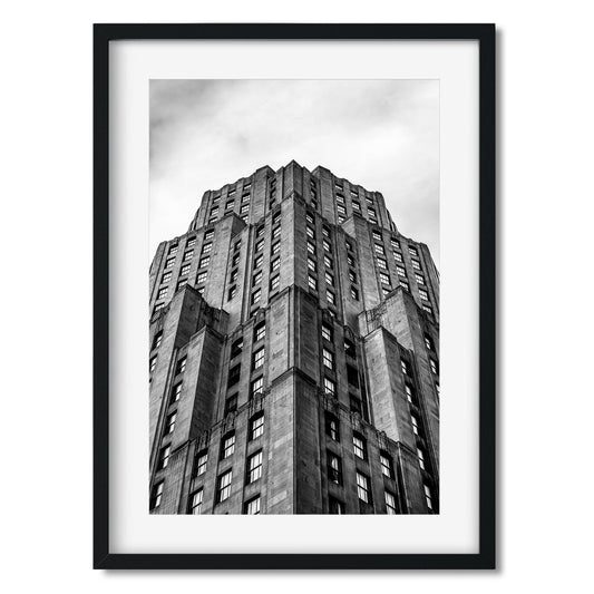 Black and white fine art print of Eleven Madison Avenue Flatiron District New York City