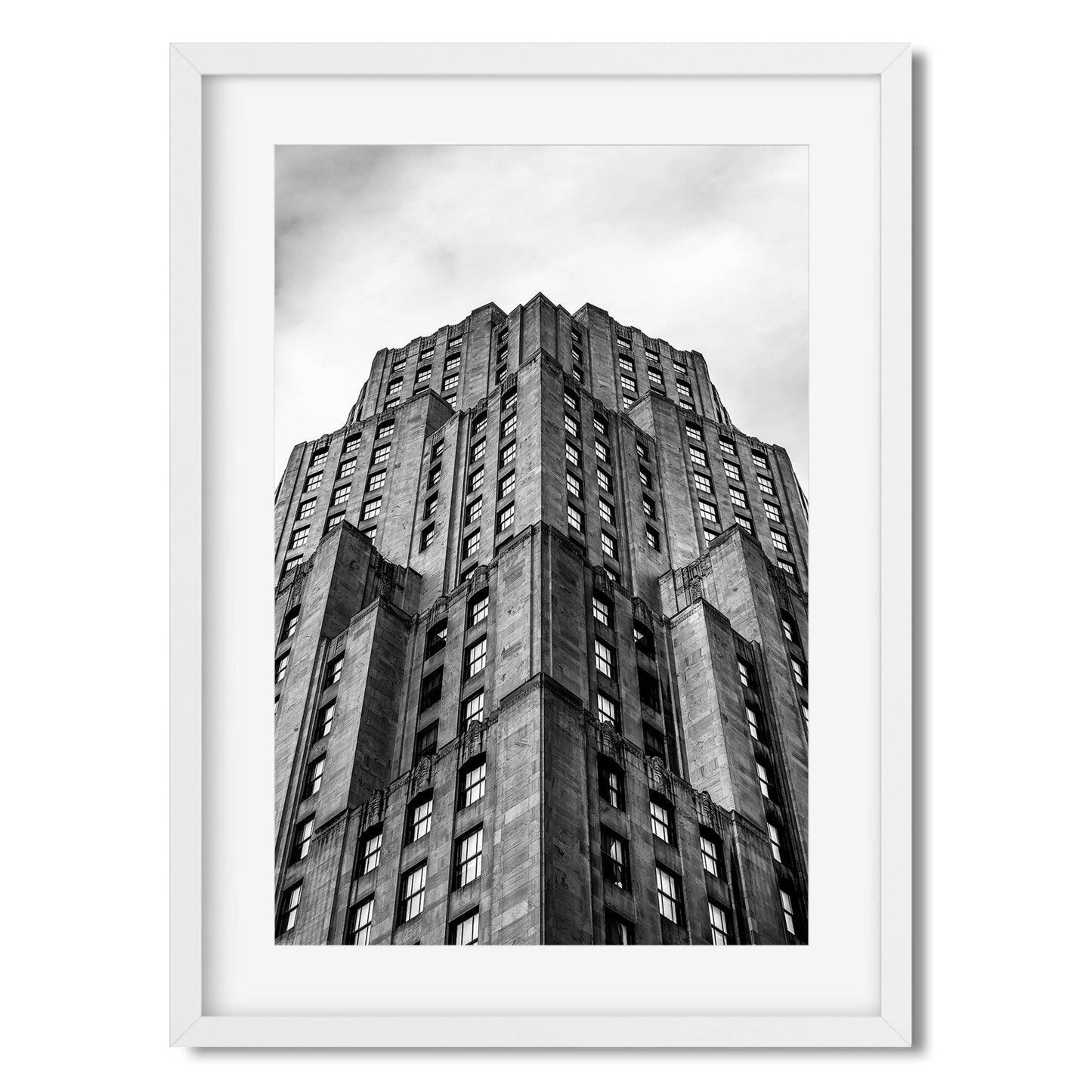 Black and white fine art print of Eleven Madison Avenue Flatiron District New York City