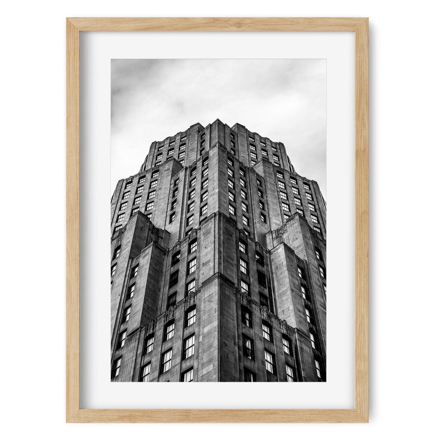 Black and white fine art print of Eleven Madison Avenue Flatiron District New York City
