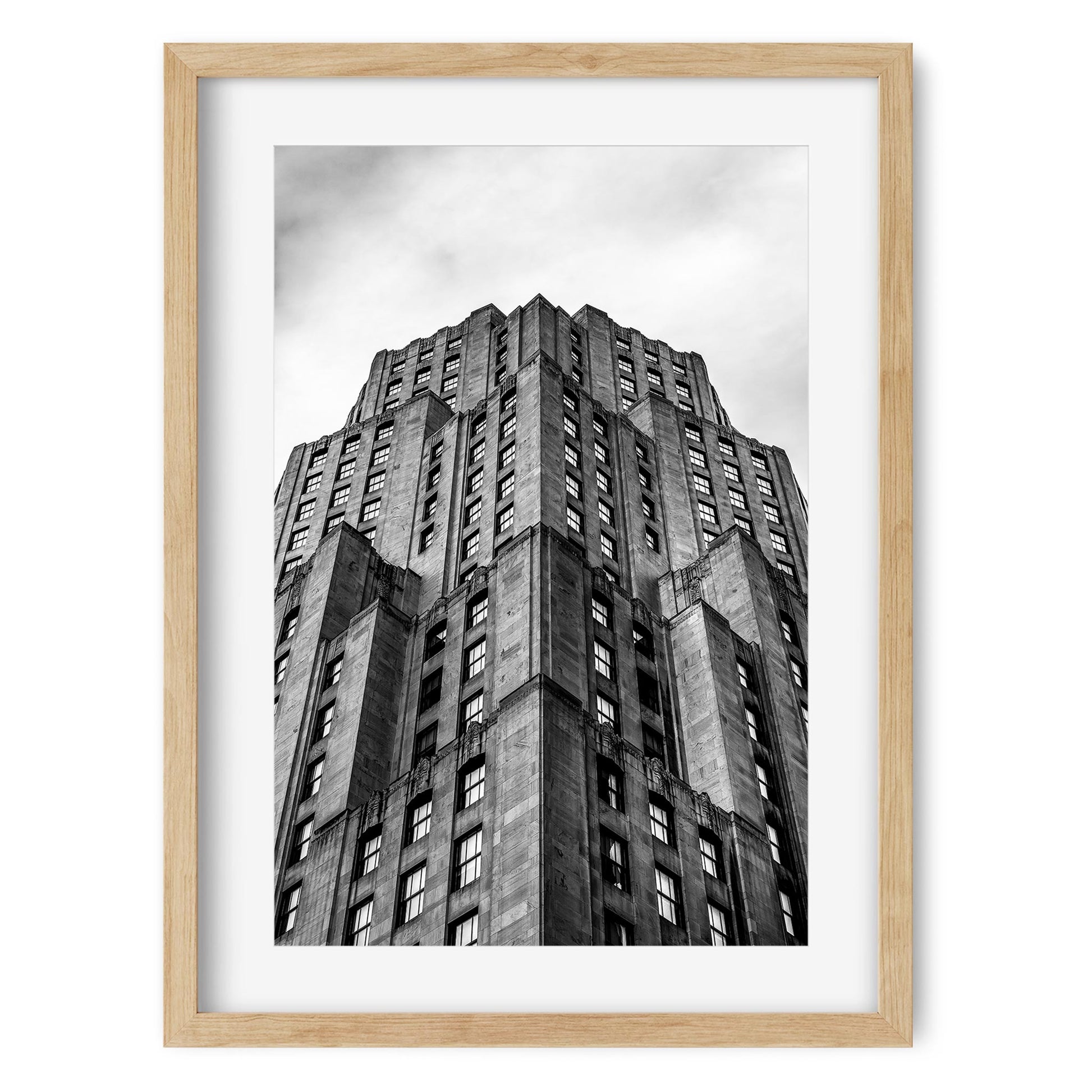 Black and white fine art print of Eleven Madison Avenue Flatiron District New York City