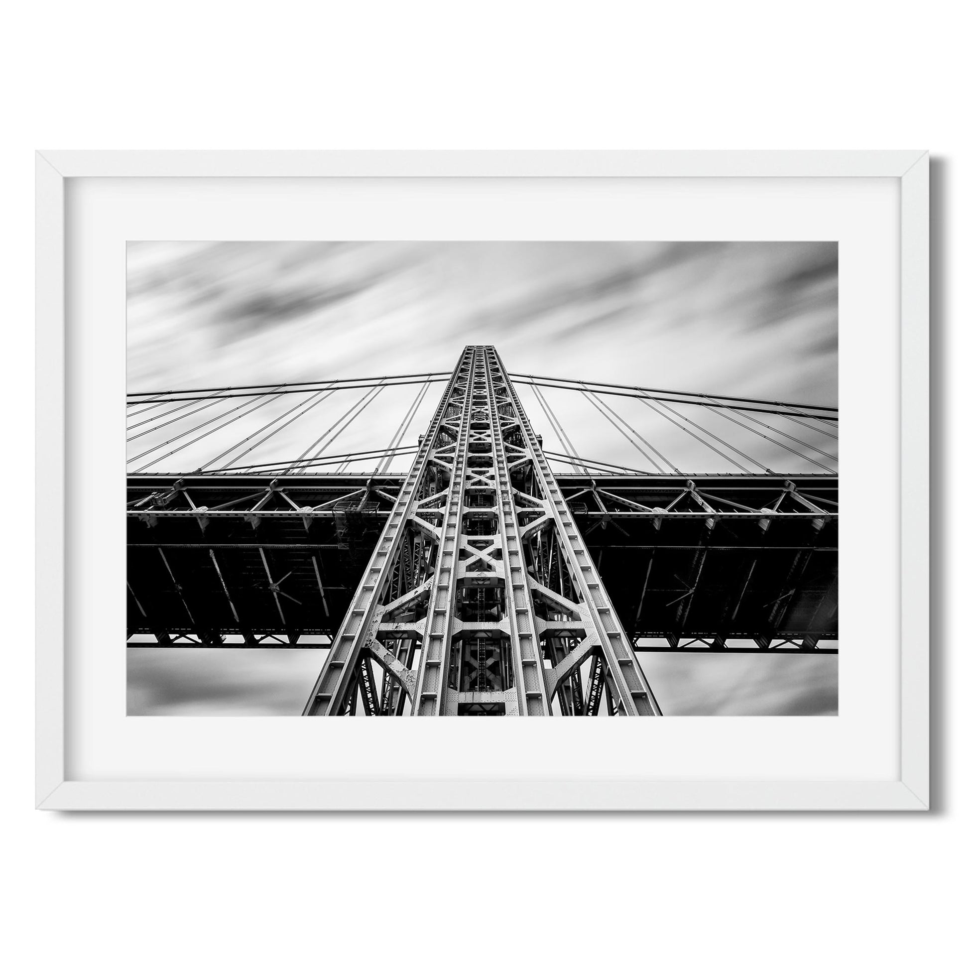 Black and white fine art print of George Washington Bridge New York City