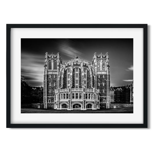 Black and white fine art print of The City College of New York