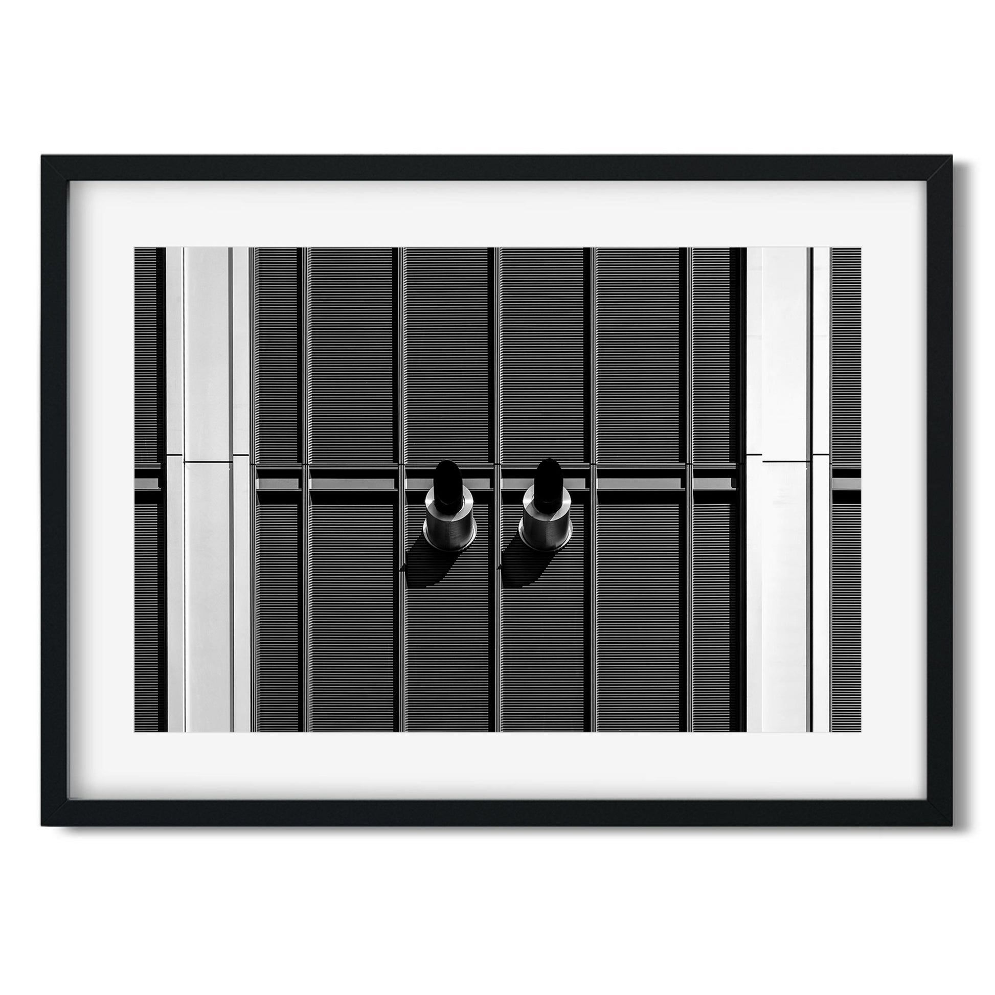 Black and white fine art print of 4 World Trade Center Lower Manhattan New York City