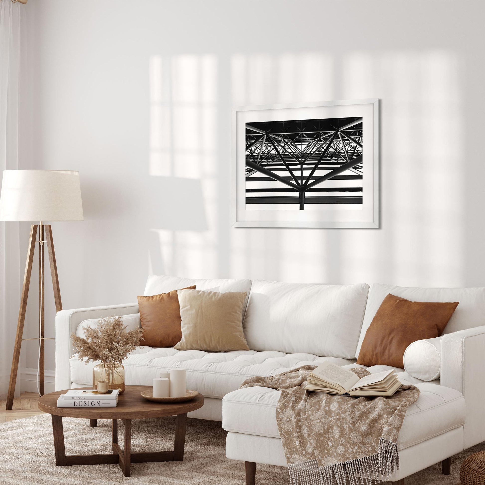 Black and white fine art print of Diamond, Jacob K. Javits Convention Center New York City
