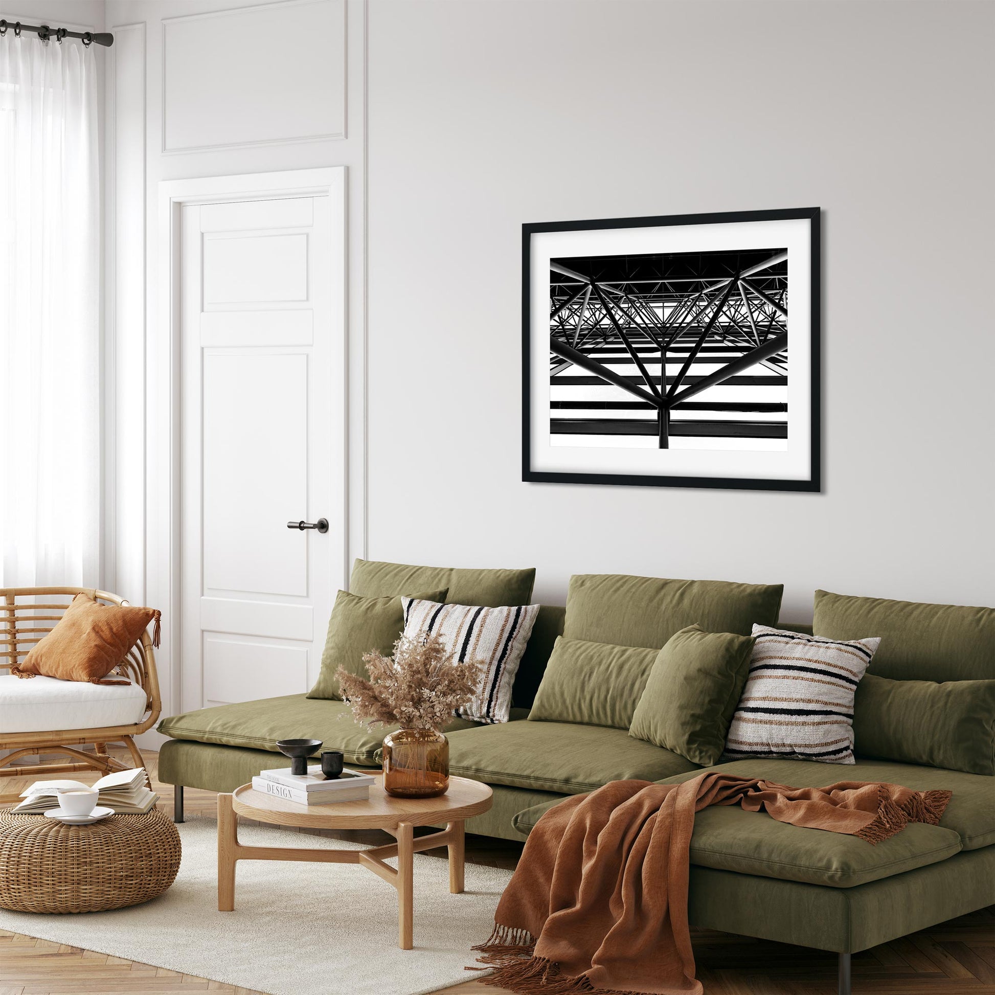 Black and white fine art print of Diamond, Jacob K. Javits Convention Center New York City