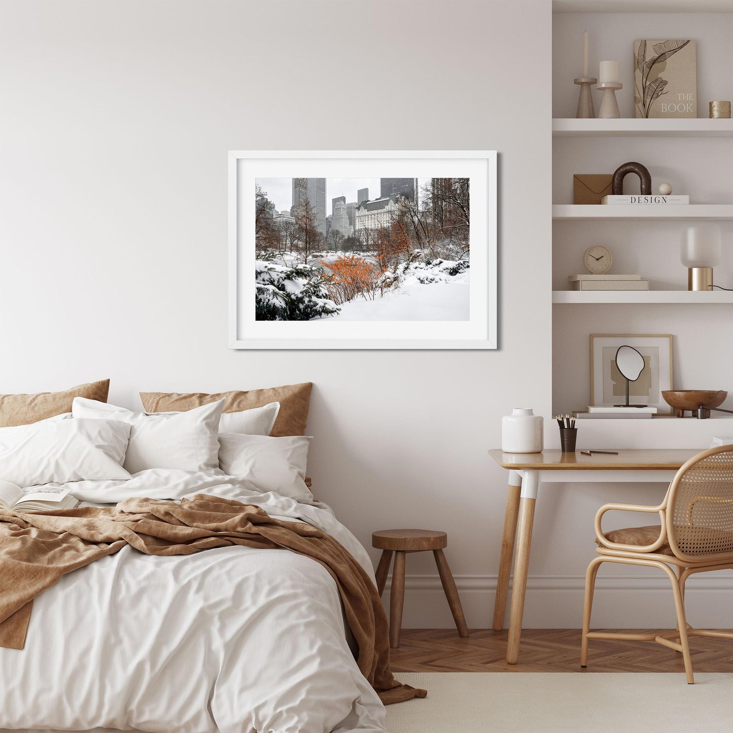 Fine art print of Winter Wonderland in Central Park New York City