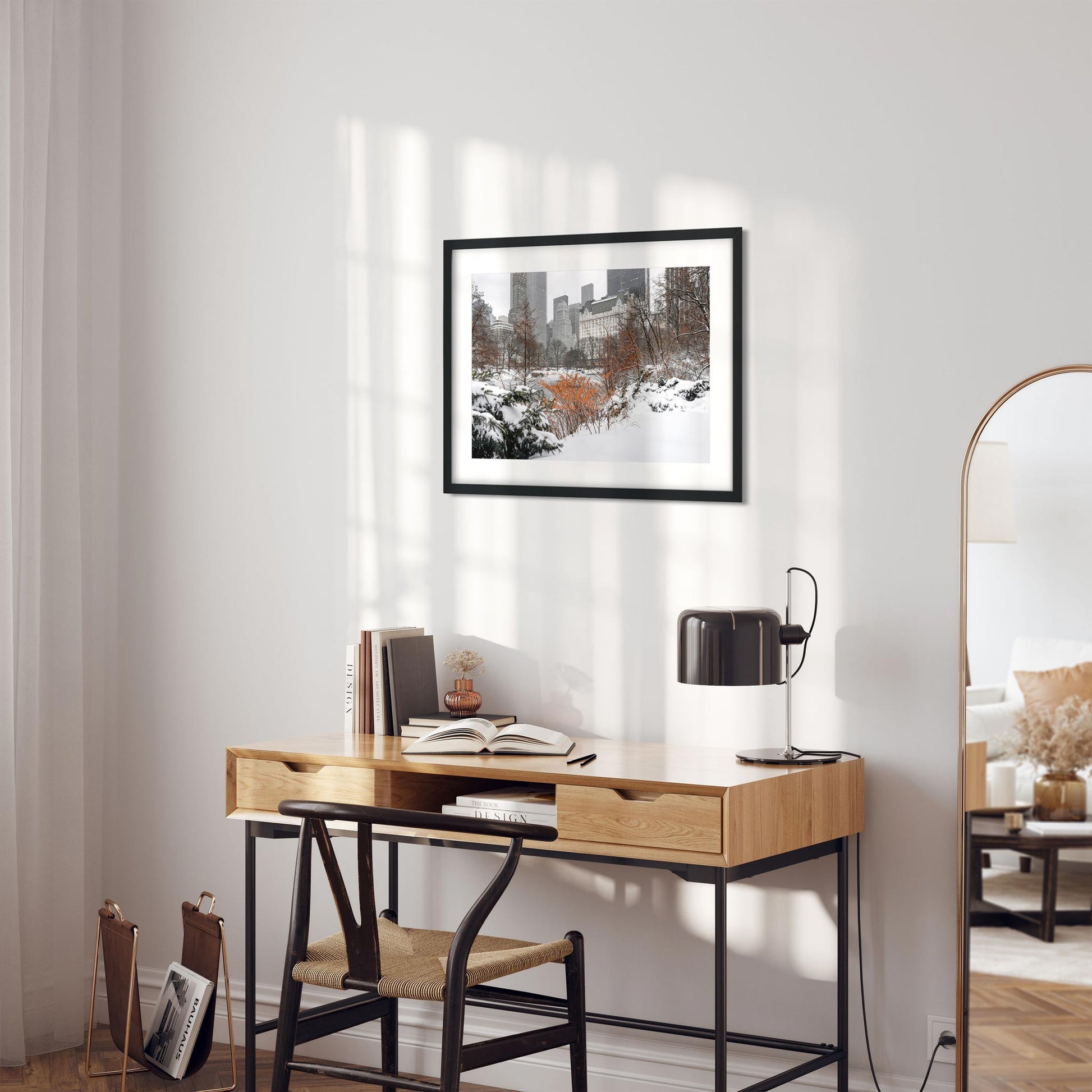 Fine art print of Winter Wonderland in Central Park New York City