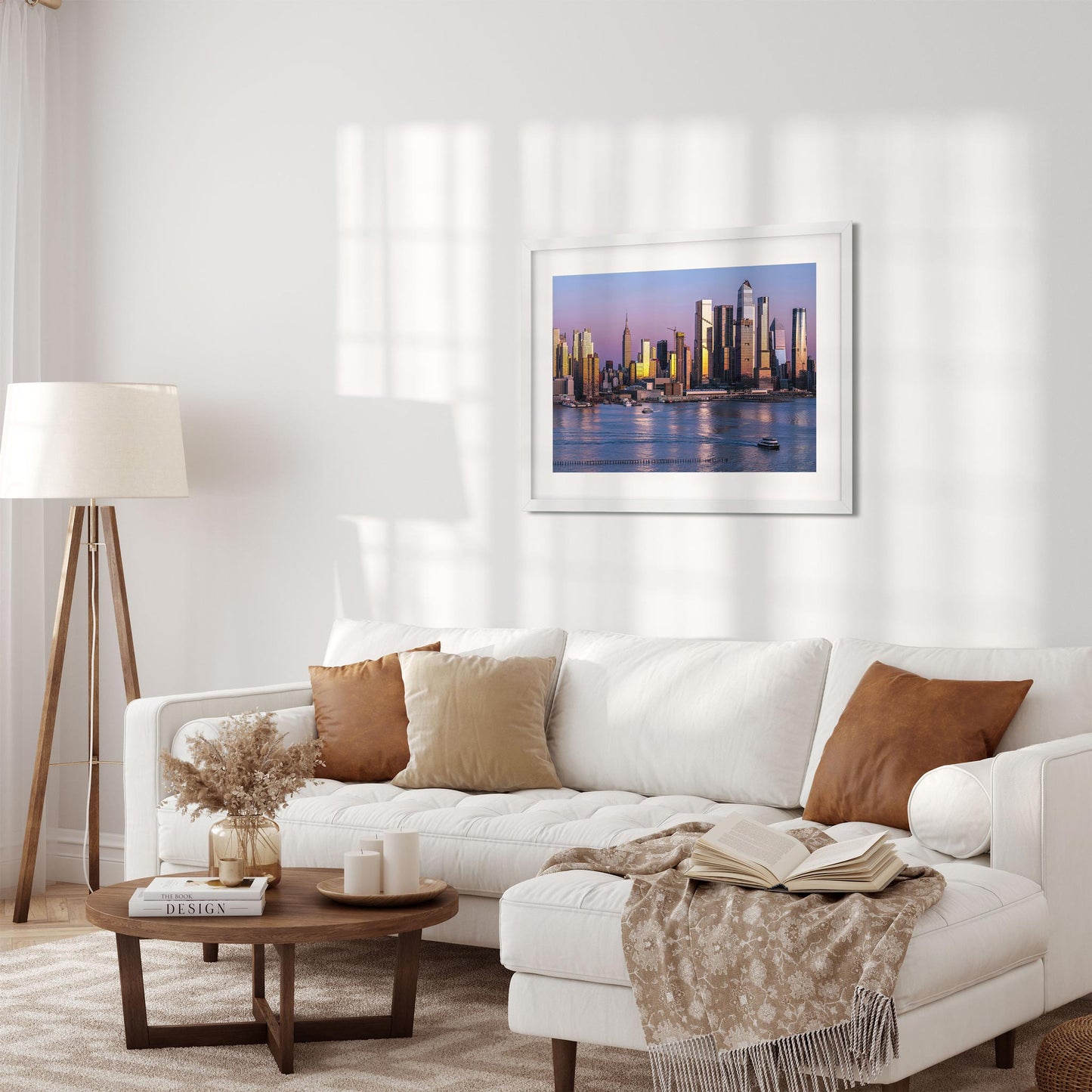 Fine art print of Pinky Sunset Moment of Hudson Yards Manhattan NYC