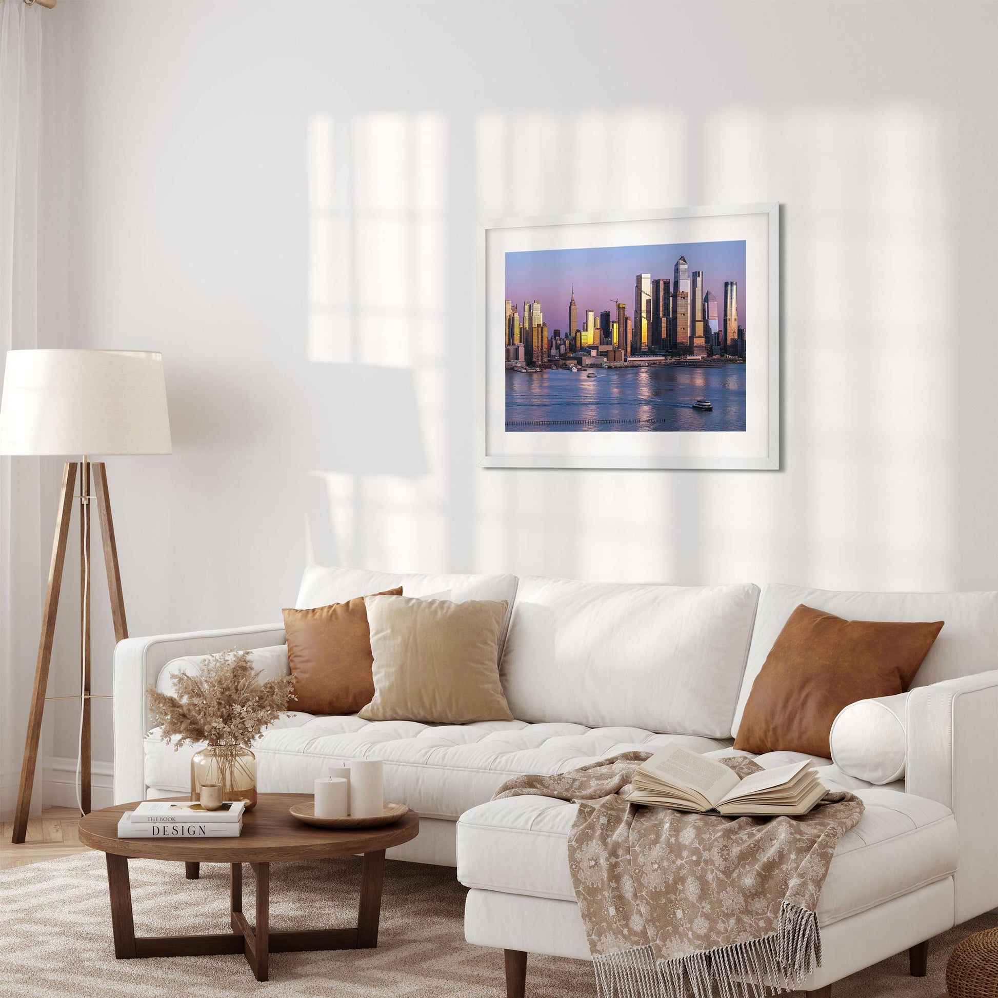 Fine art print of Pinky Sunset Moment of Hudson Yards Manhattan NYC