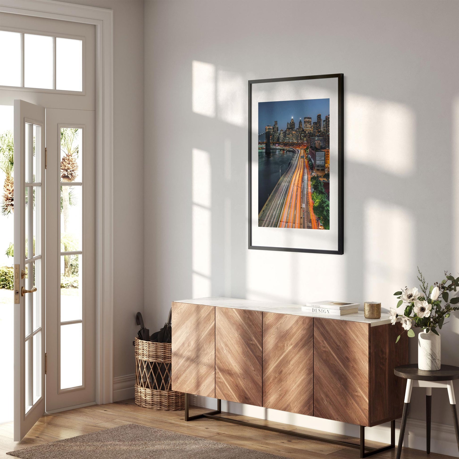 Fine art print of Franklin D. Roosevelt East River Drive at Night