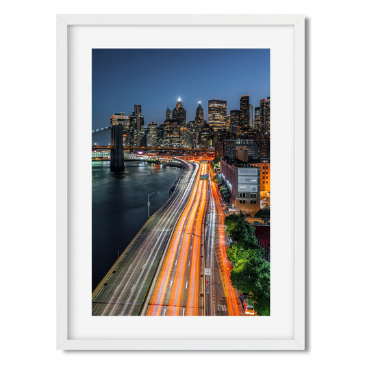 Franklin D. Roosevelt East River Drive at night 2022