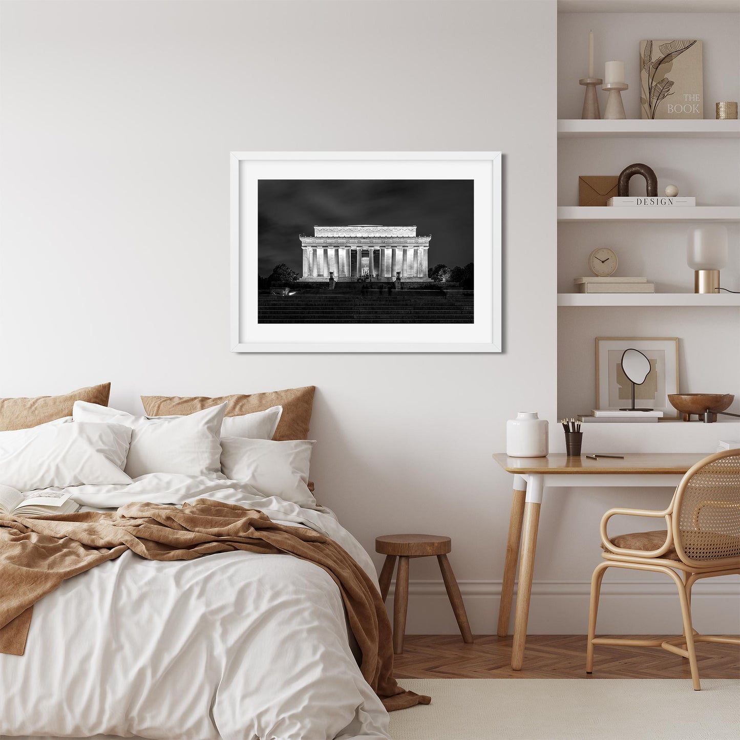 Fine art print of Lincoln Memorial at Night Washington, D.C.