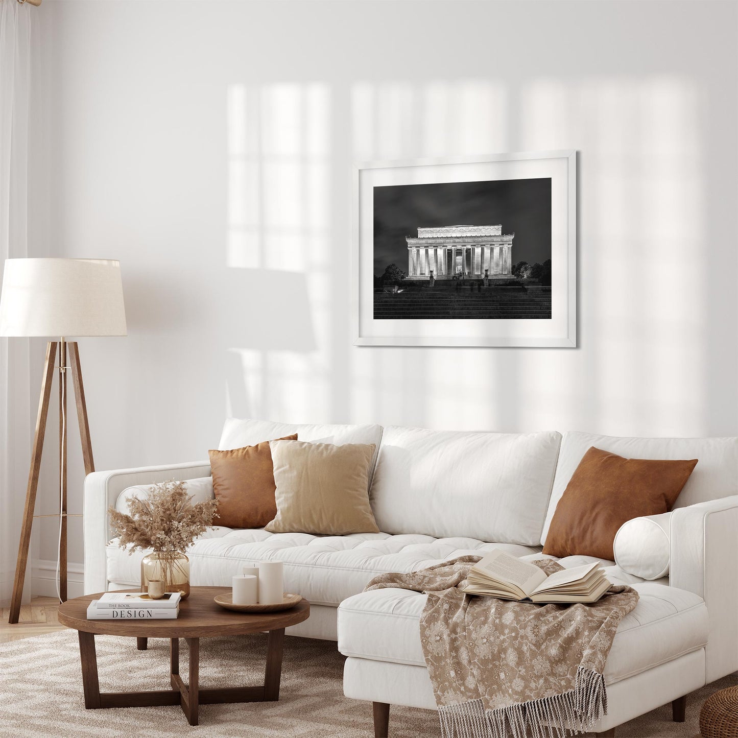 Fine art print of Lincoln Memorial at Night Washington, D.C.