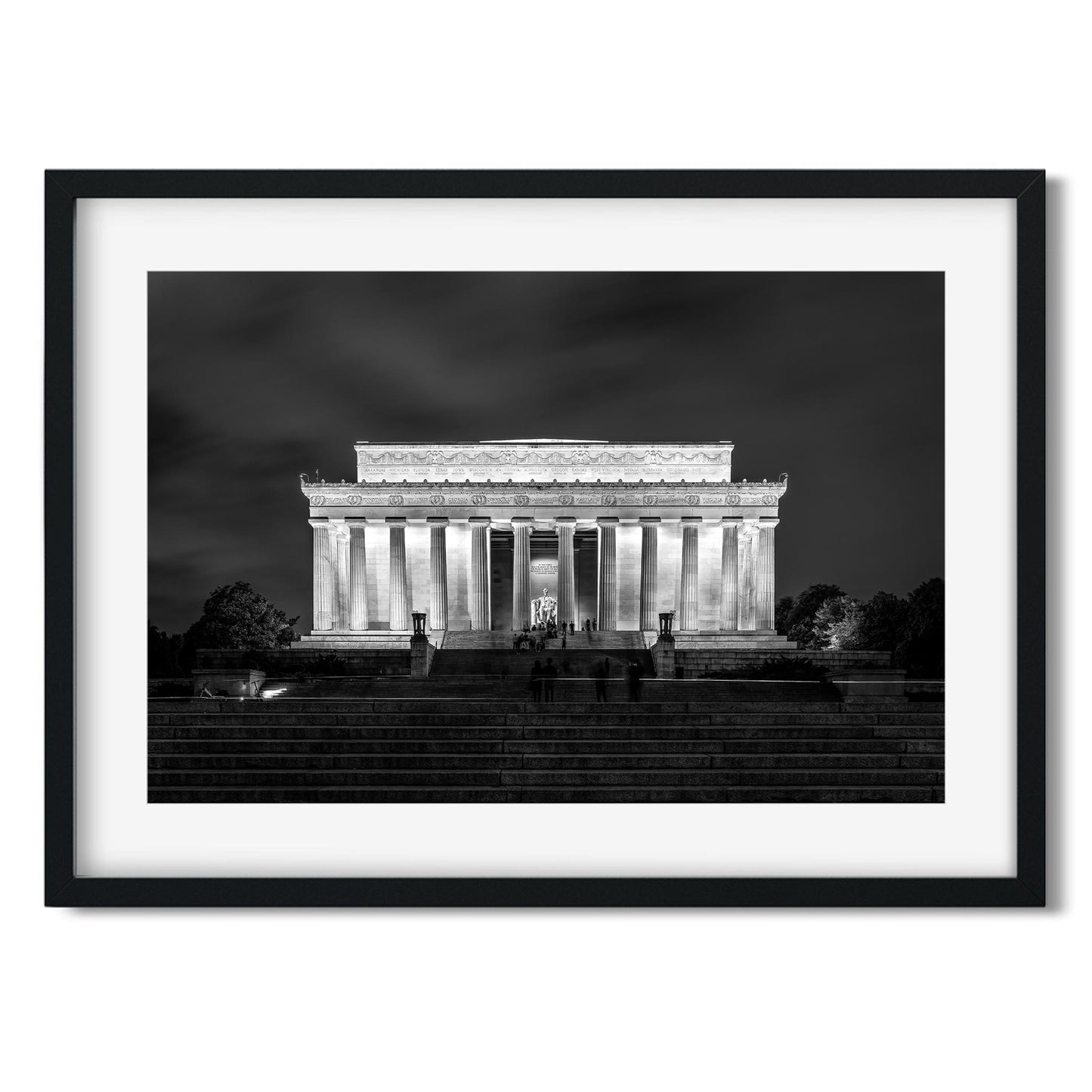 Fine art print of Lincoln Memorial at Night Washington, D.C.
