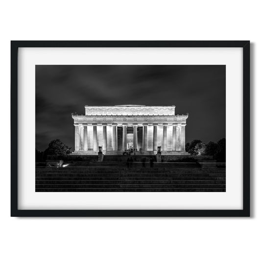 Fine art print of Lincoln Memorial at Night Washington, D.C.