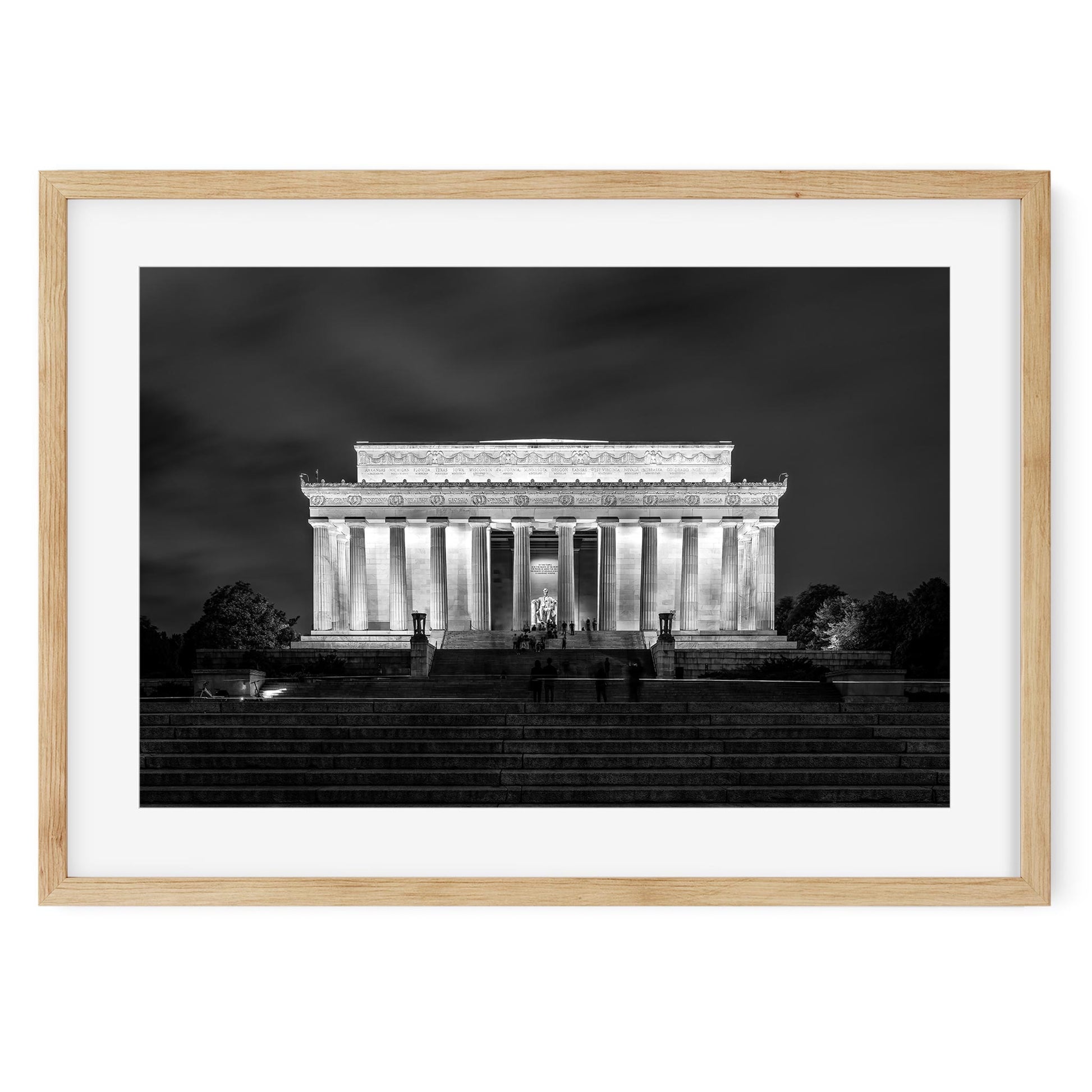 Fine art print of Lincoln Memorial at Night Washington, D.C.