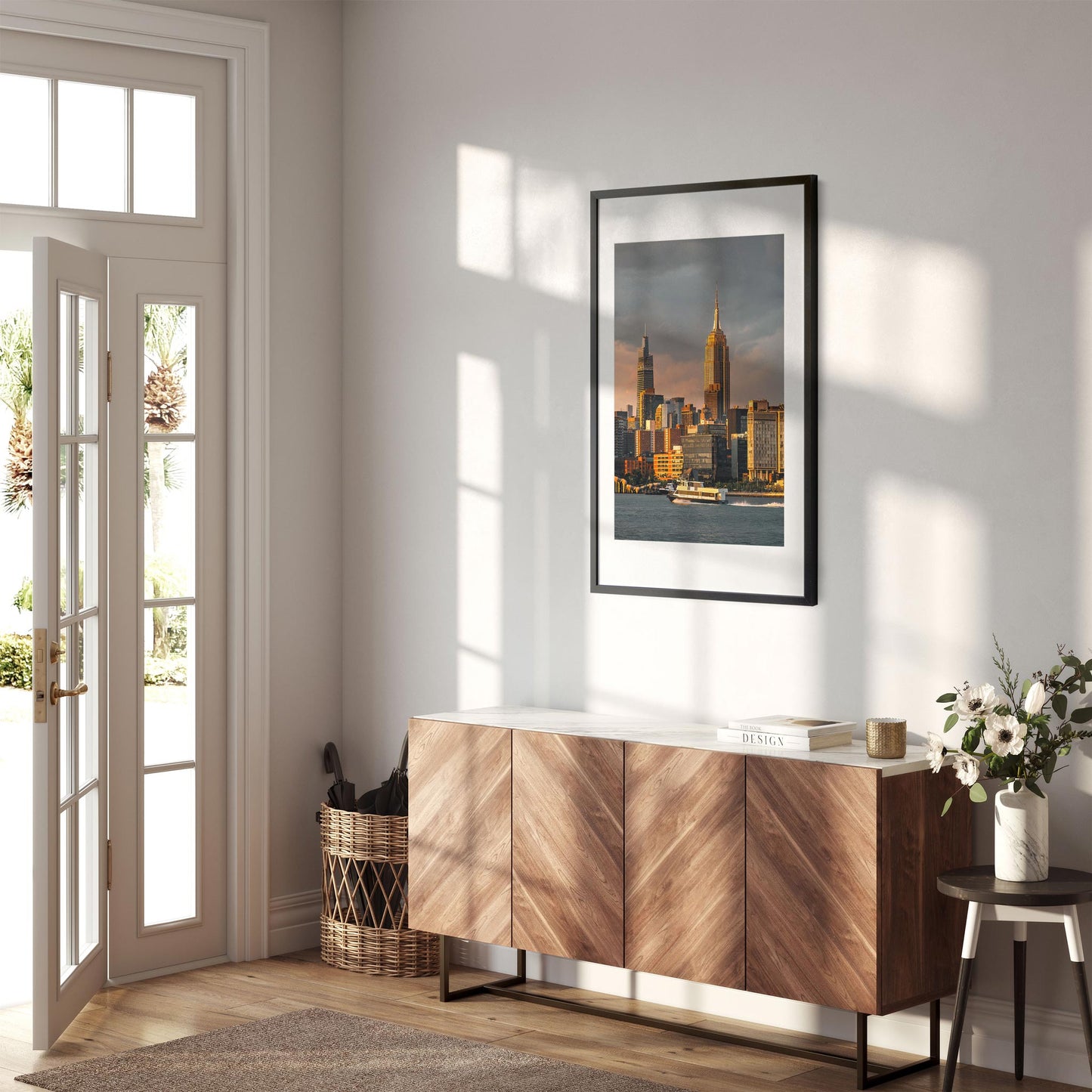 Fine art print of Hudson River and Midtown Manhattan New York City