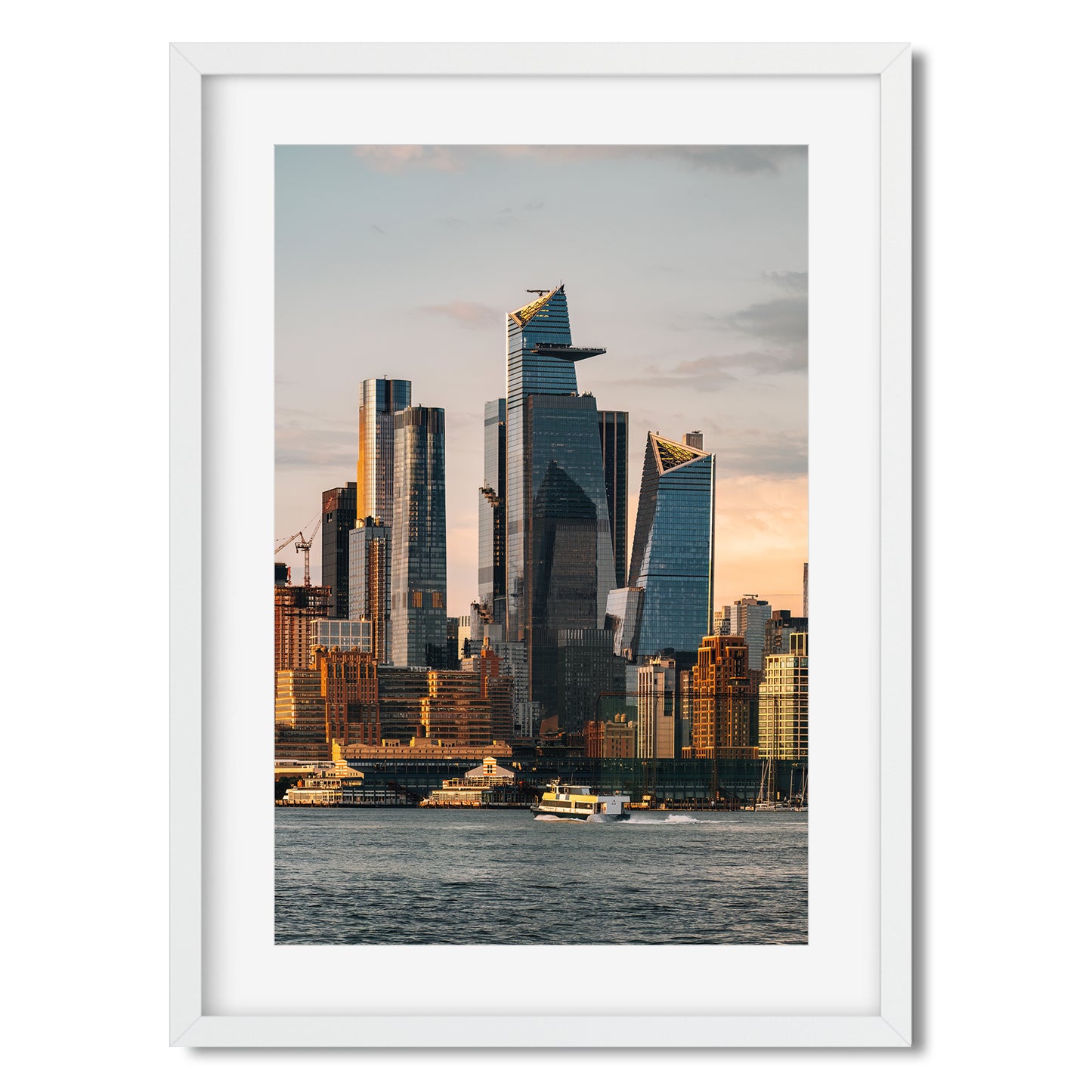 Hudson Yards at sunset New York City 2022