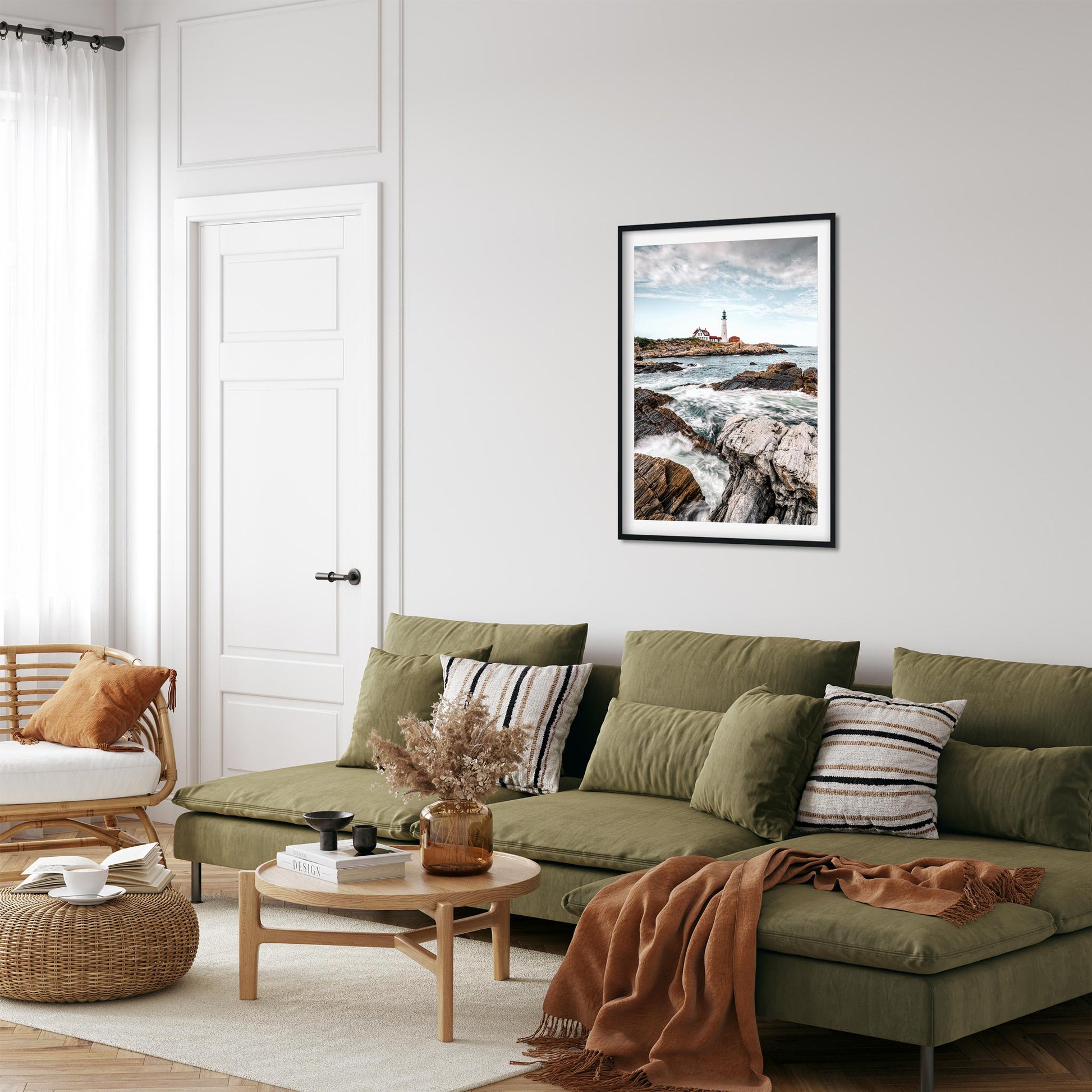 Fine art print of Portland Head Light in Cape Elizabeth, Maine